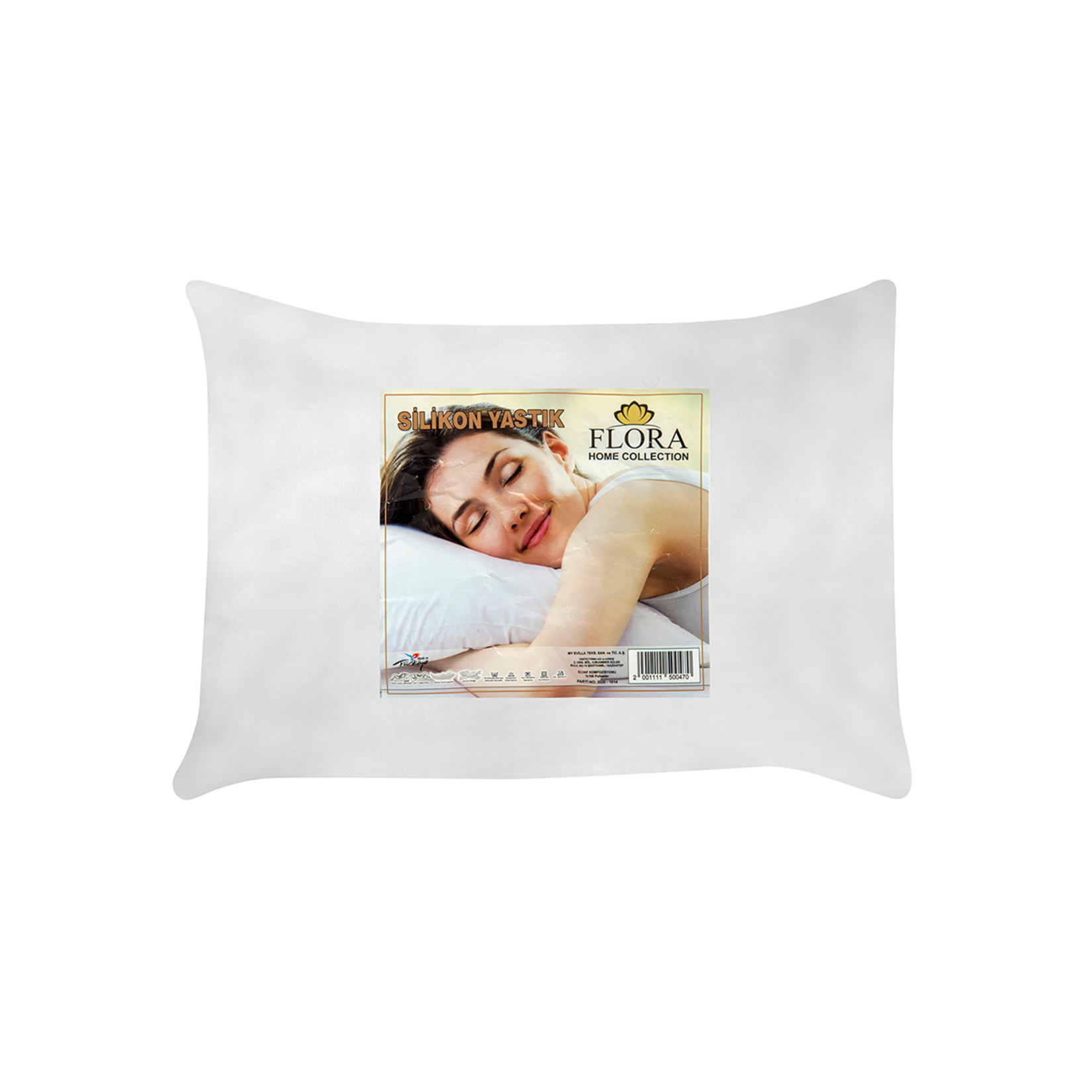 Flora Home Collection Microfiber Silikon Yastık