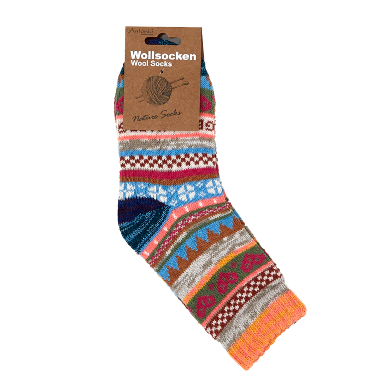 Antonio Renkli Çorap 2'li - Görsel 1