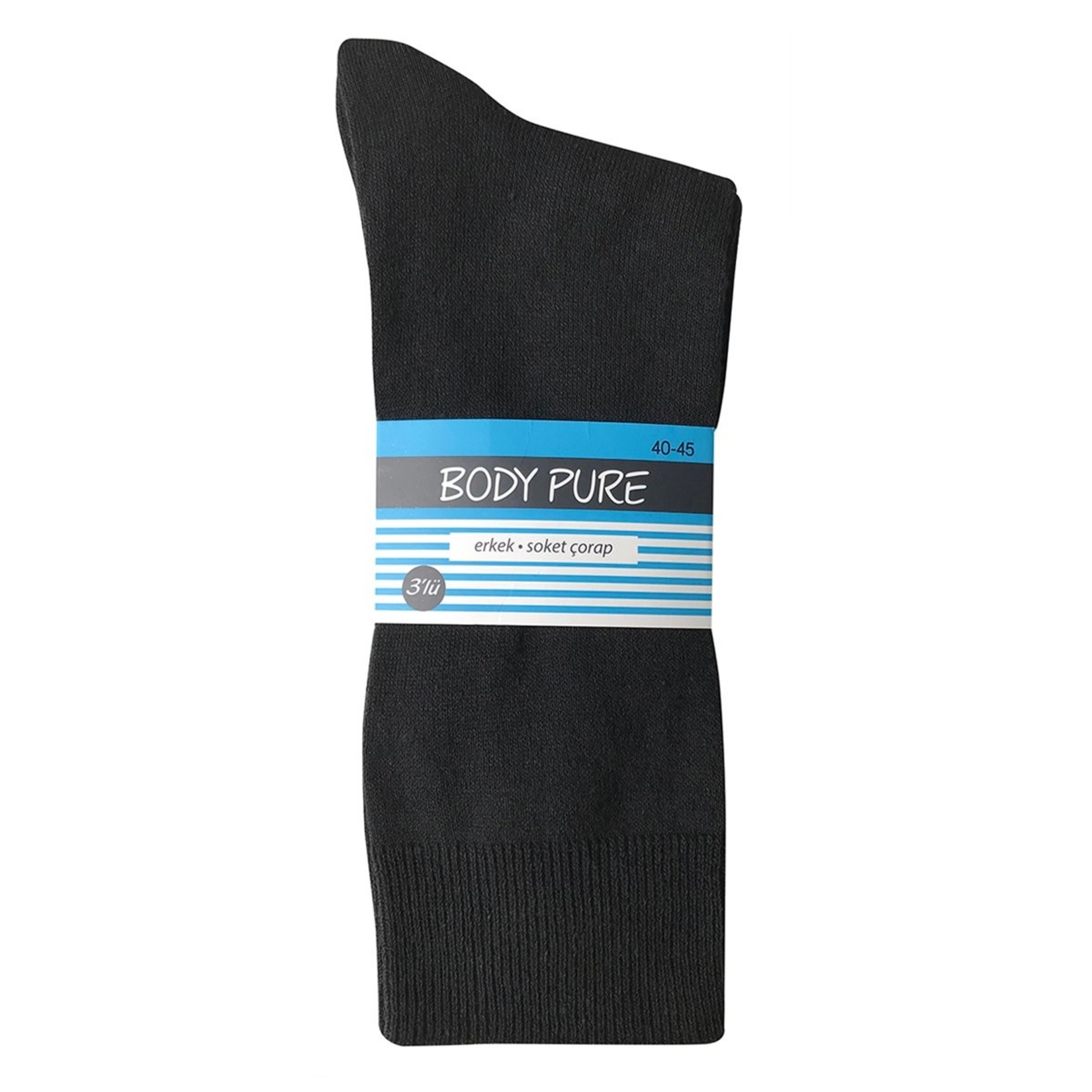 Body Pure 3'li Erkek Soket Çorap 40/45