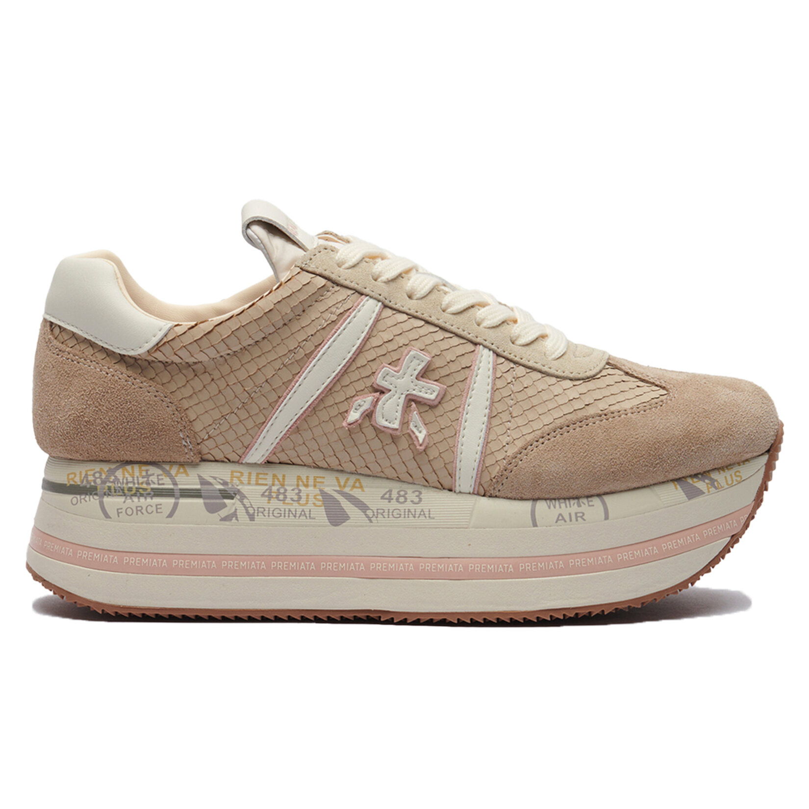 Premiata 7039 Beth Kadın Ayakkabı Bej 37 - Görsel 1