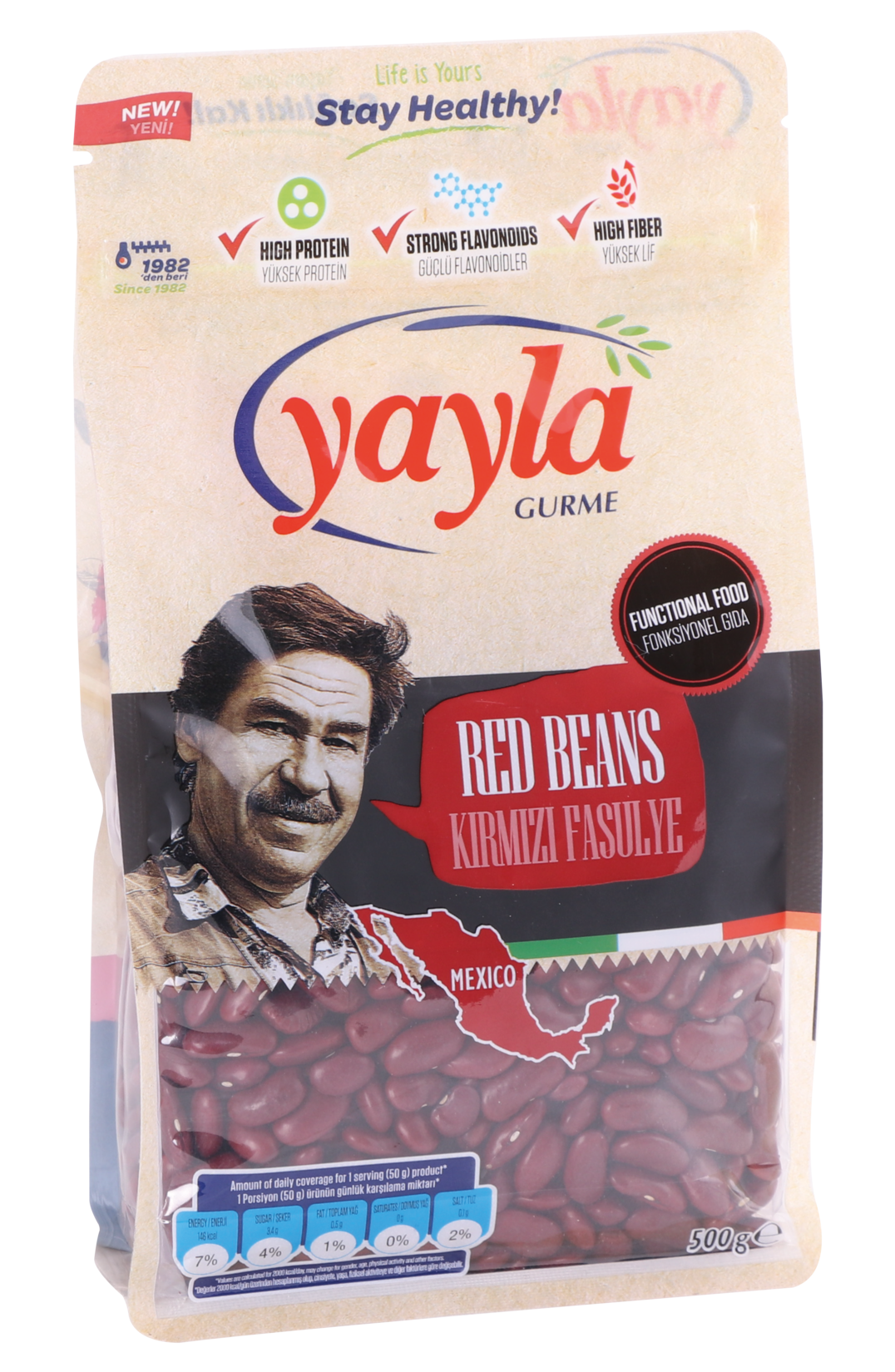 Yayla Gurme Kırmızı Fasulye 500 G