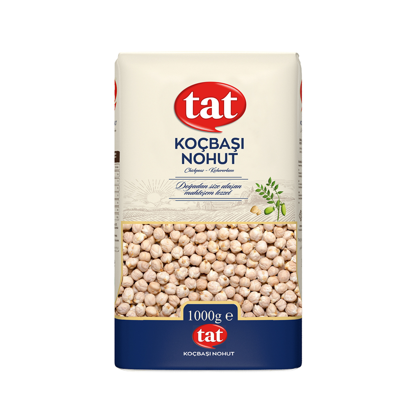 Tat Koçbaşı Nohut 1 Kg 8.5 Mm