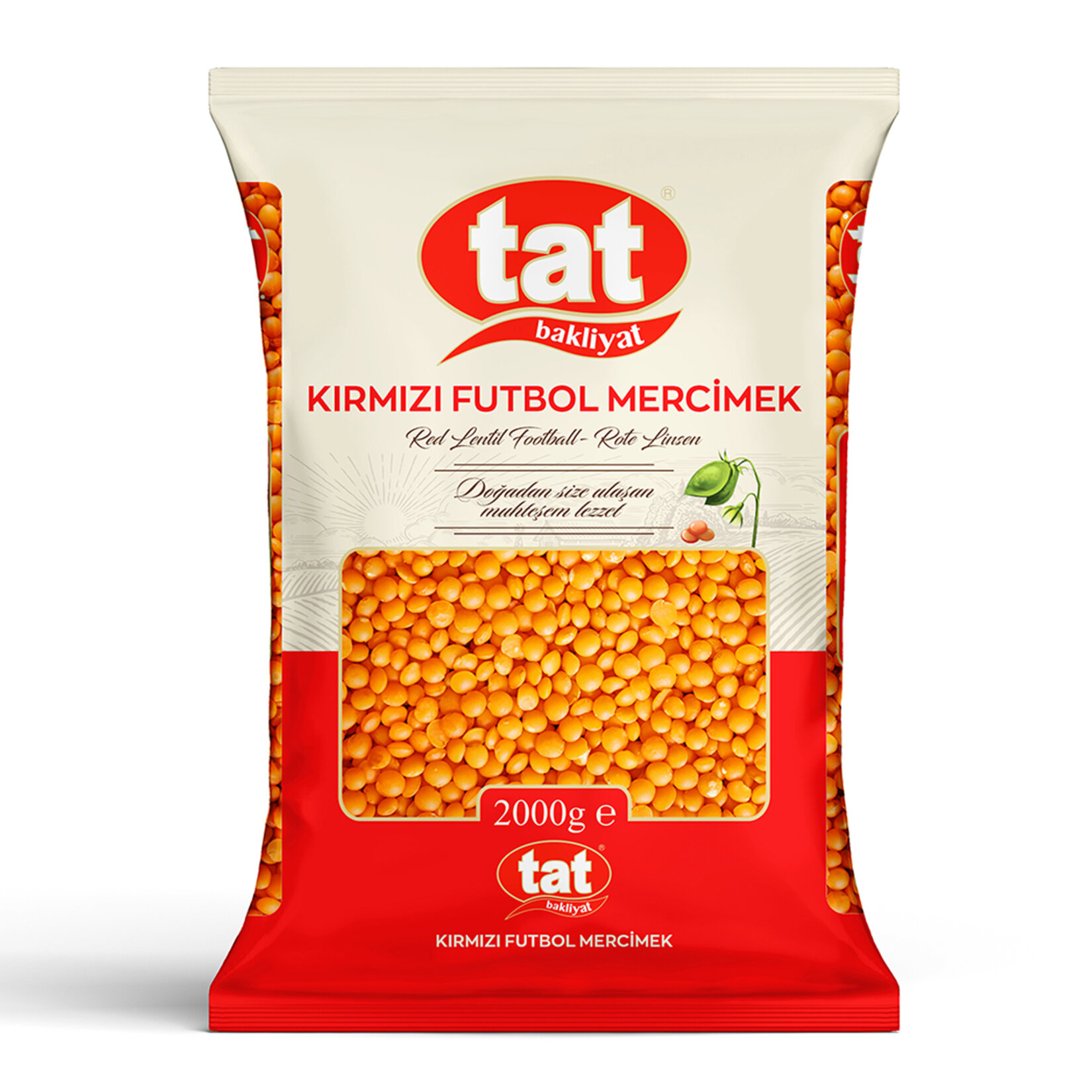 Tat Kırmızı Mercımek 2 Kg