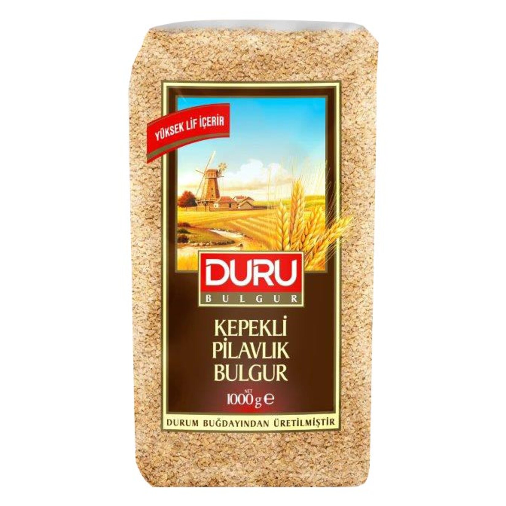 Duru Kepekli Pilavlik Bulgur 1 Kg