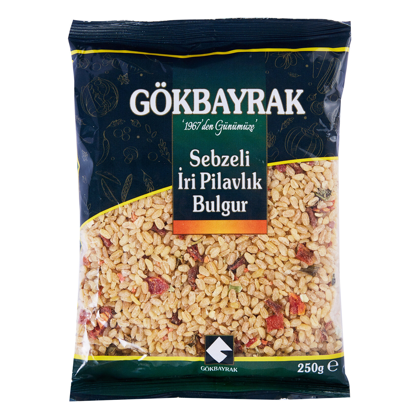 Gökbayrak Sebzeli İri Pilavlık Bulgur 250 G