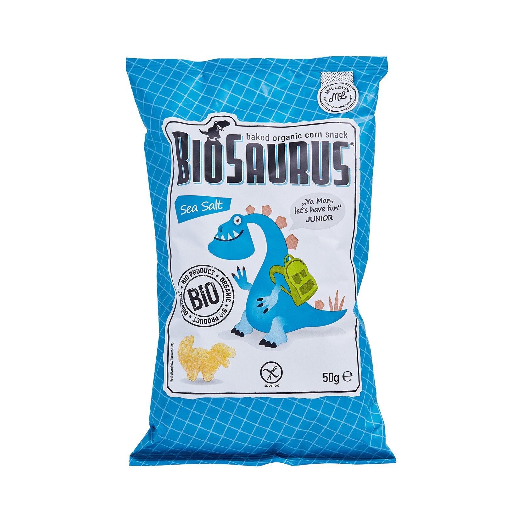 McLloyd's Biosaurus Sea Salt  Organik Cips 50 G.