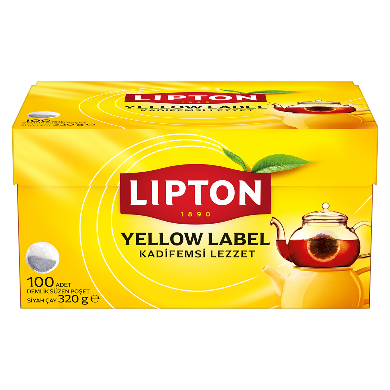 Lipton Demlik Poşet Çay Yellow Label 100'lü