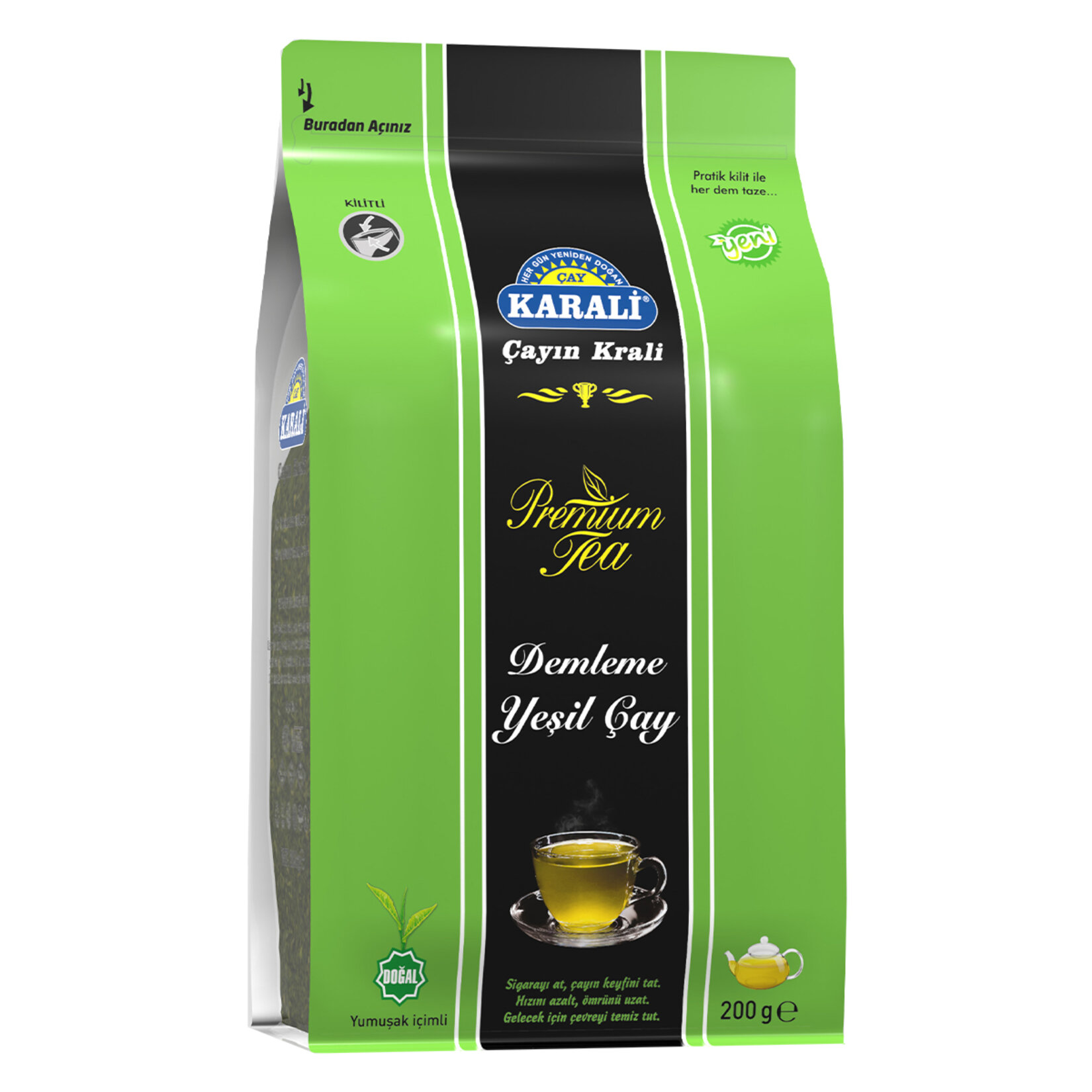 Karali Premium Demleme Yeşil Çay 200 G