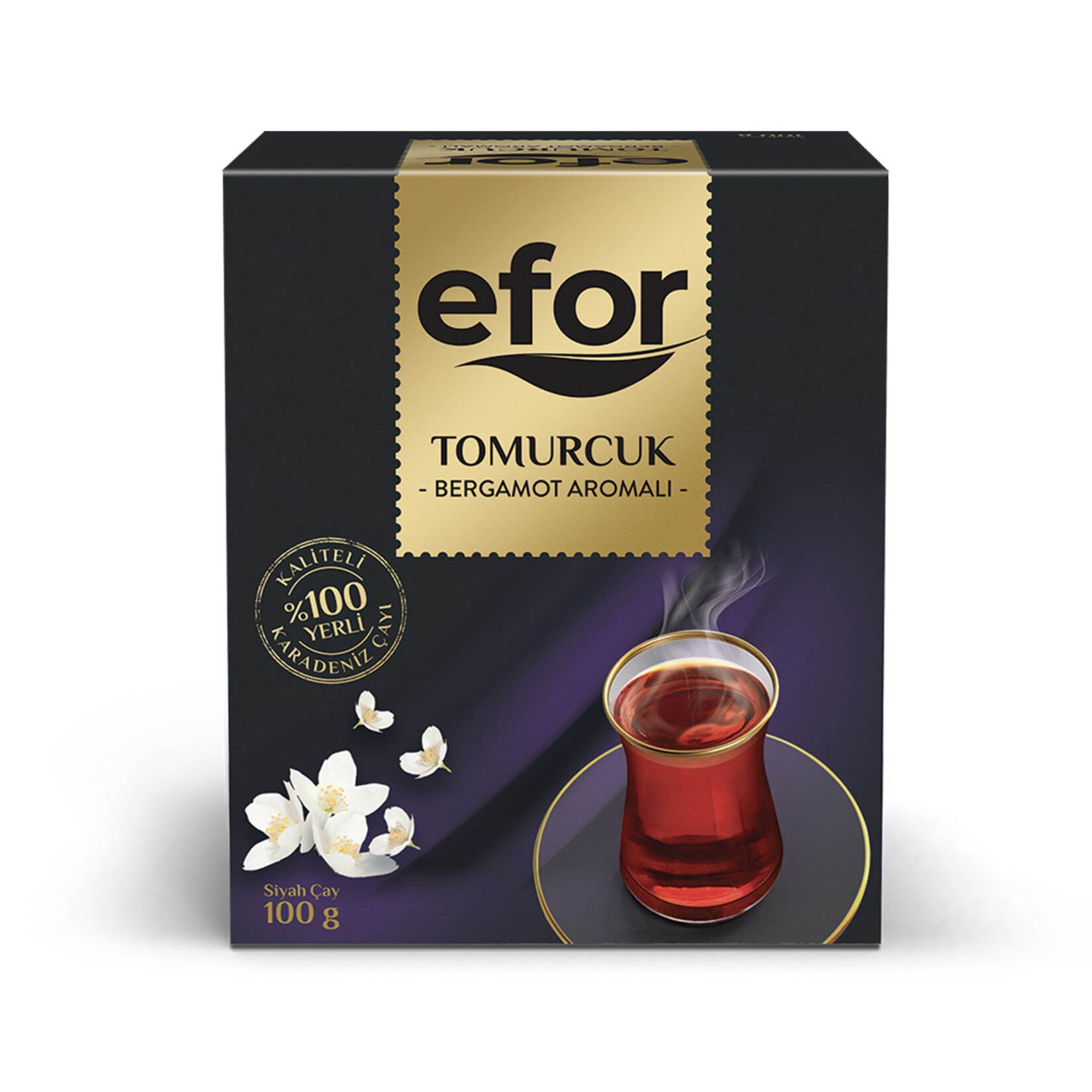 Efor Tomurcuk Bergamot Aromalı Siyah Çay 100 G