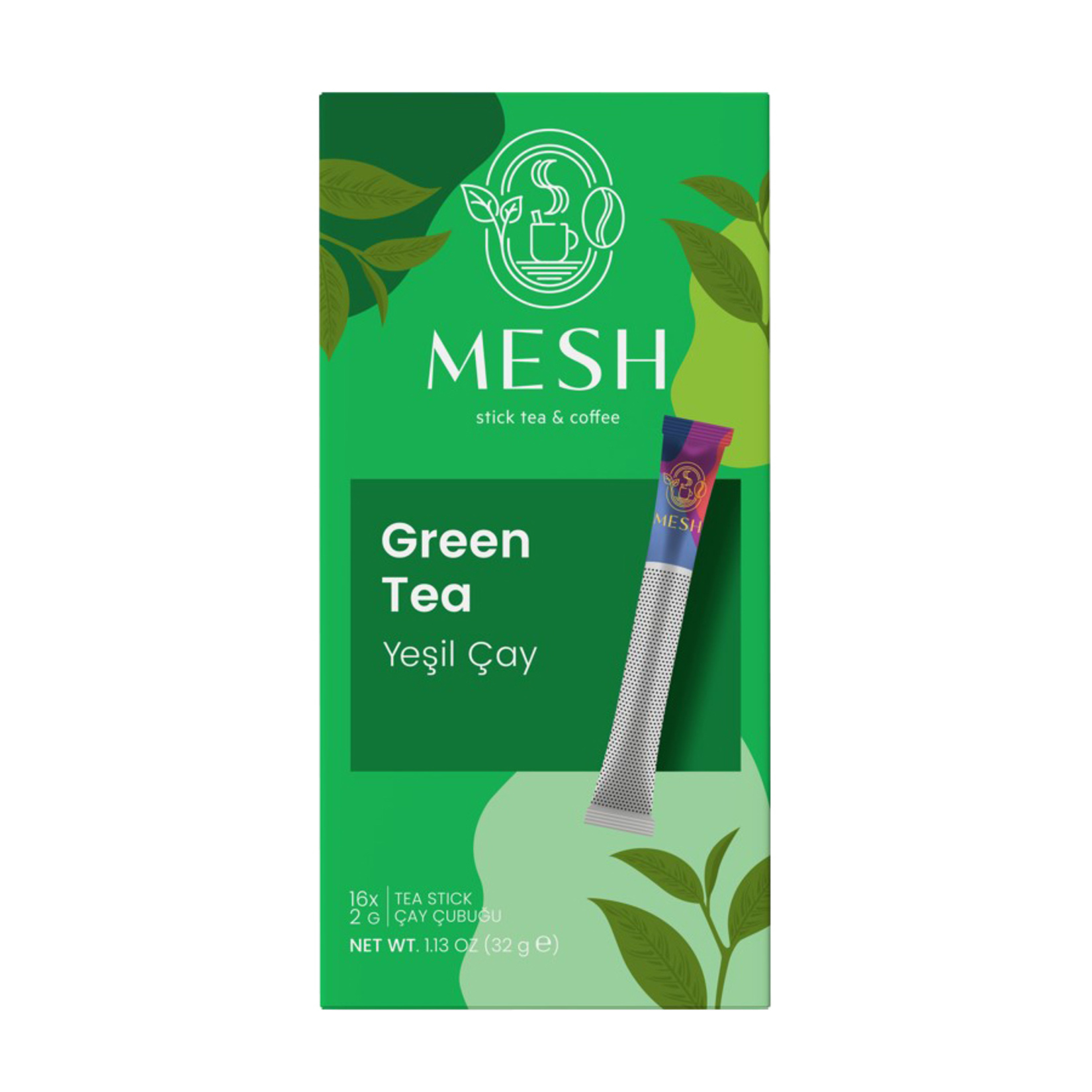 Mesh Stick Yeşil Çay 16'lı 32 G