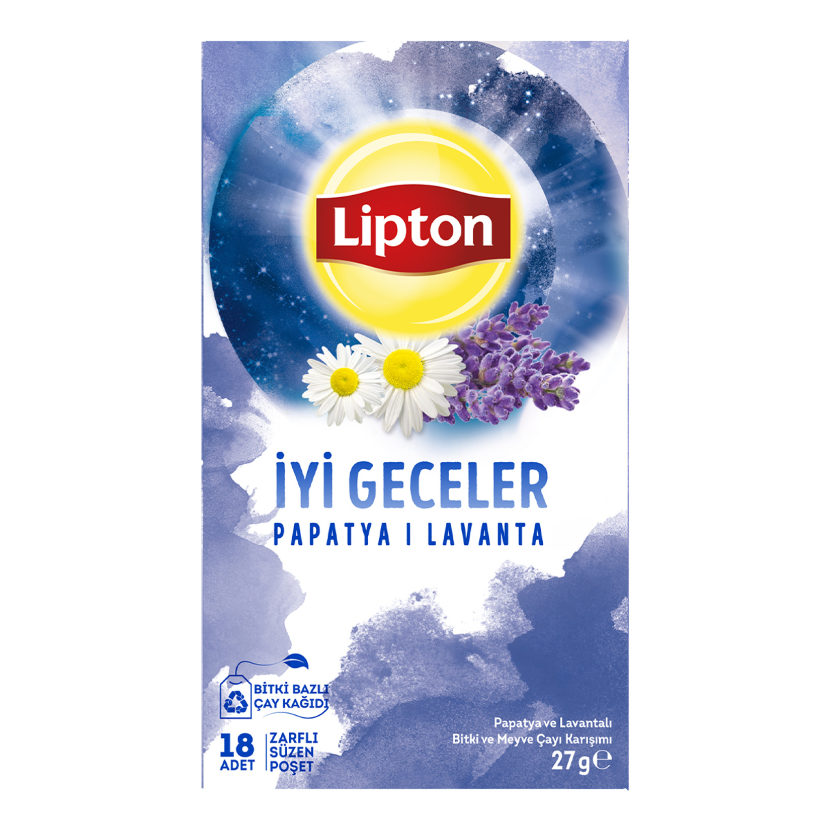 Lipton İyi Geceler Papatya Lavantalı Bitki Çayı18'li 27 G