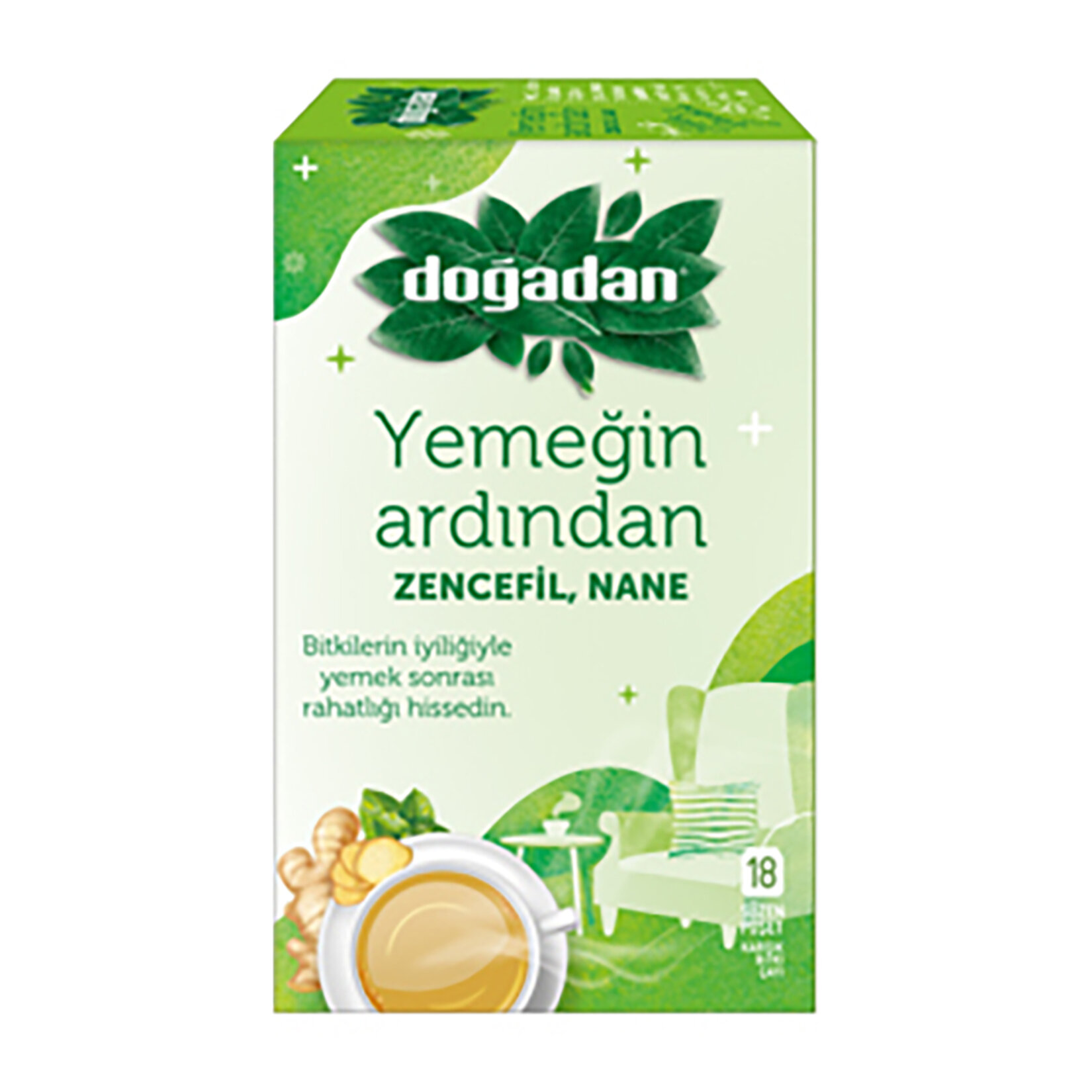 Doğadan Yemeğin Ardından Bitki Çayı 18Li 27G