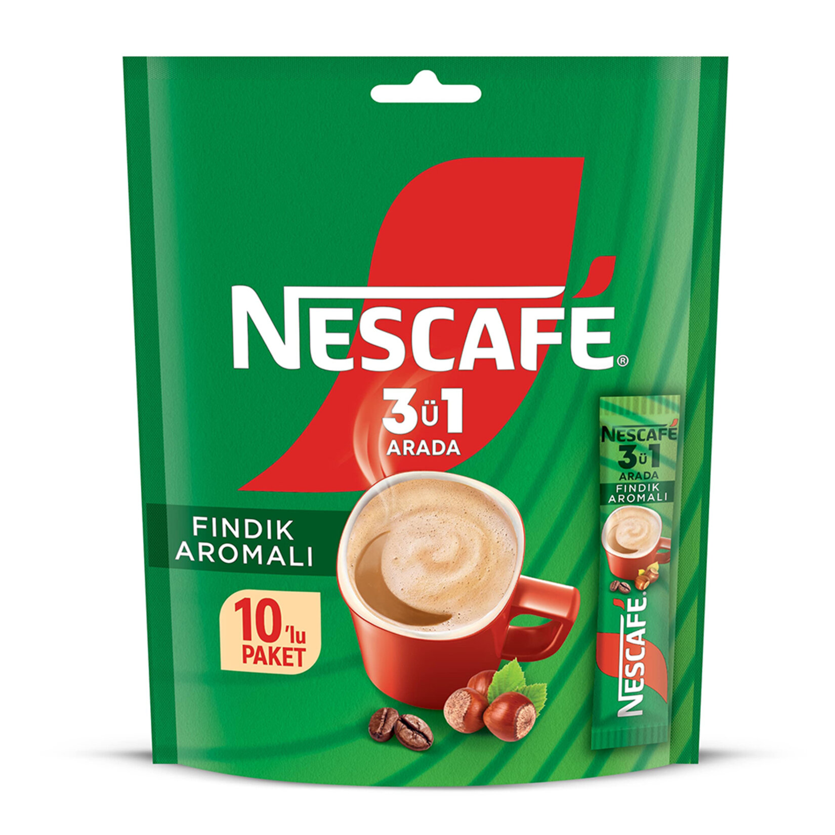 Nescafe 3ü1 Arada Fındıklı 10x17 G