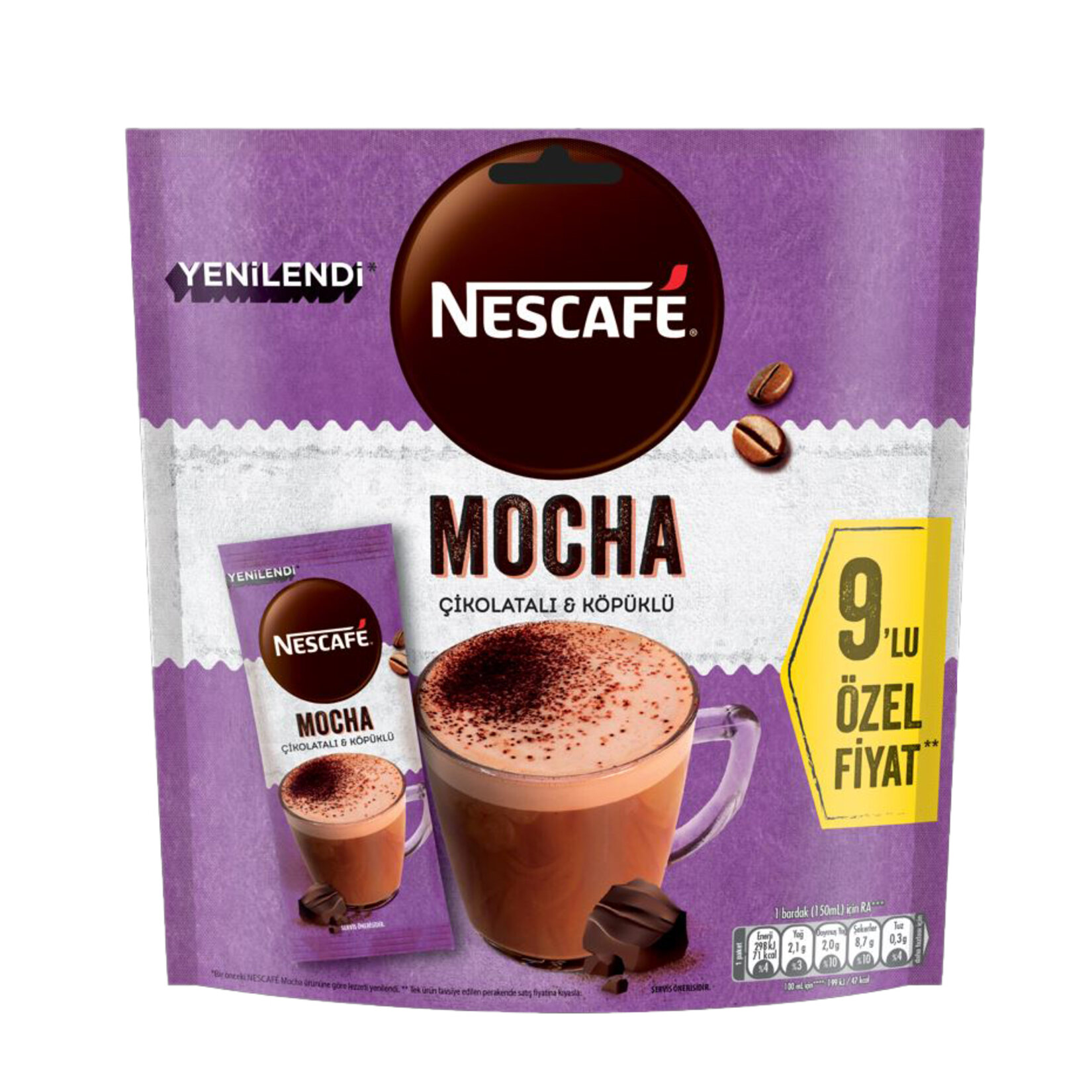 Nescafe Mocha 9 x 17 G Multi Paket