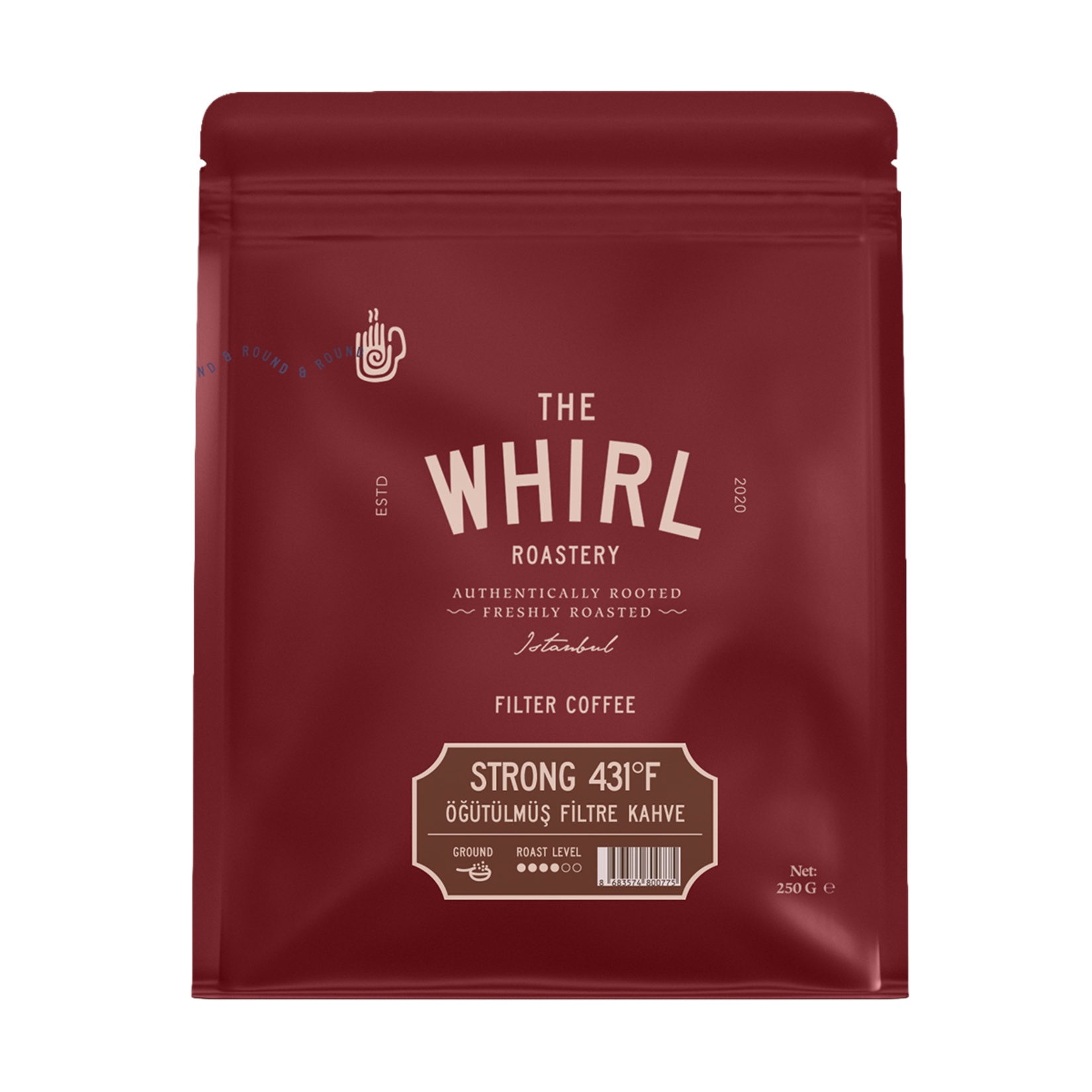 The Whirl Strong Filtre Öğütülmüş Kahve 431°F 250 G