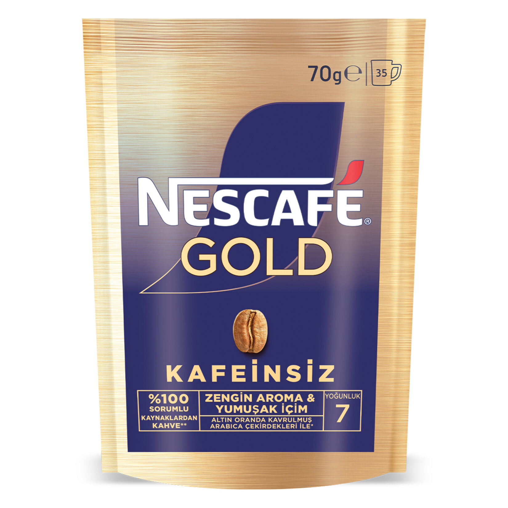 Nescafe Gold Kafeinsiz Ekonomik Paket 70 G