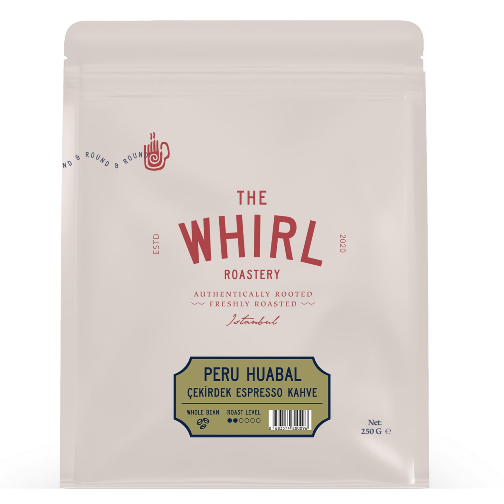 The Whirl Peru Huabal Espresso Çekirdek 250 G