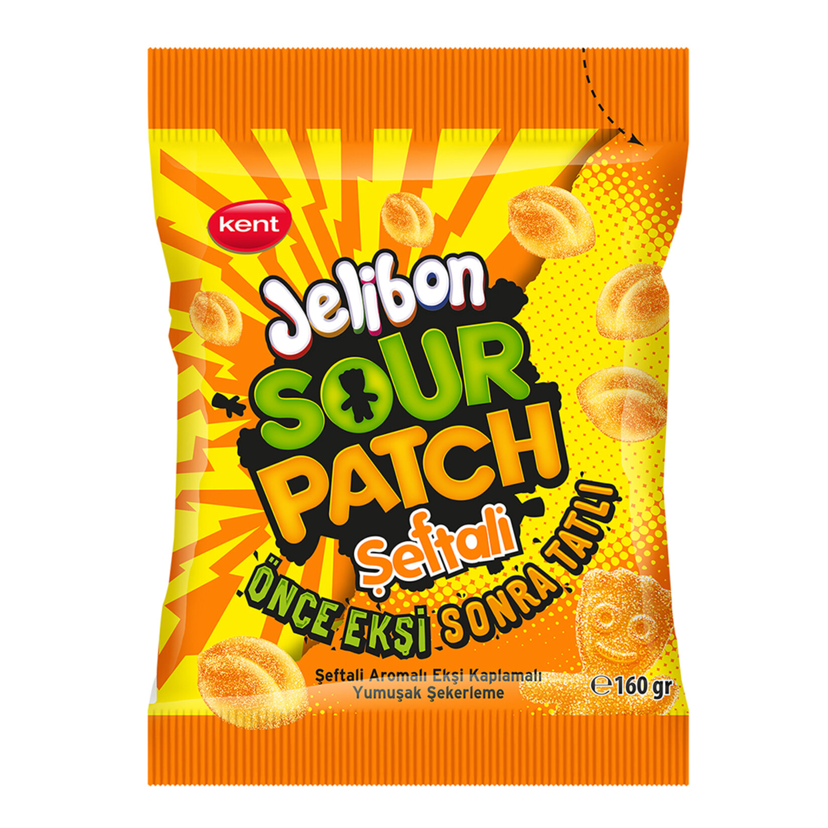 Jelibon Sour Patch Kids Peach 160 G