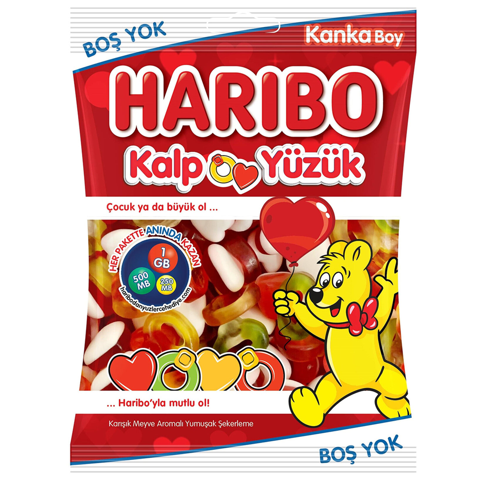 Haribo Yüzük Kalp Pro 80 G