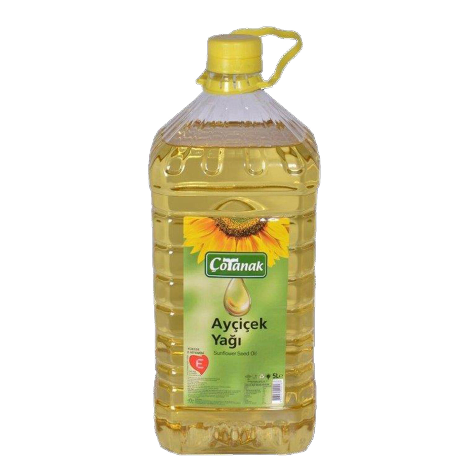 Çotanak Kare Pet Ayçiçek Yağı 5 L