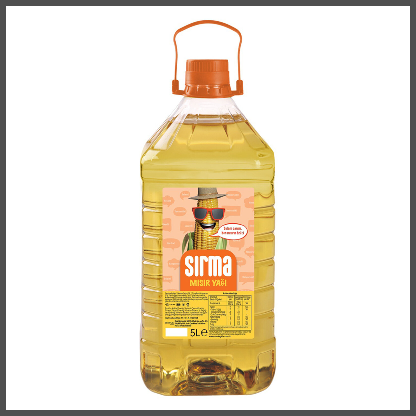 Sırma Mısır Yağı 5 L