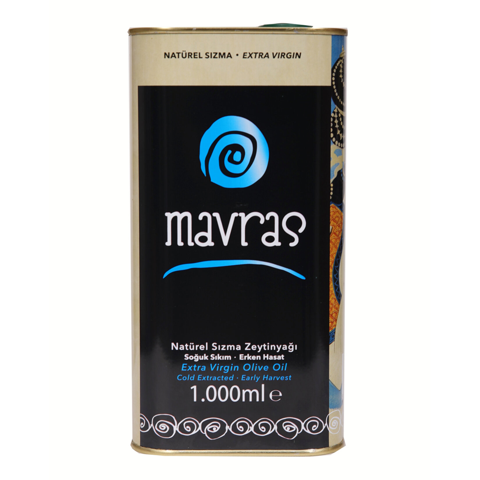 Mavras Erken Hasat Soğuk Sıkım Natüral Sızma Zeytinyağı 1 L