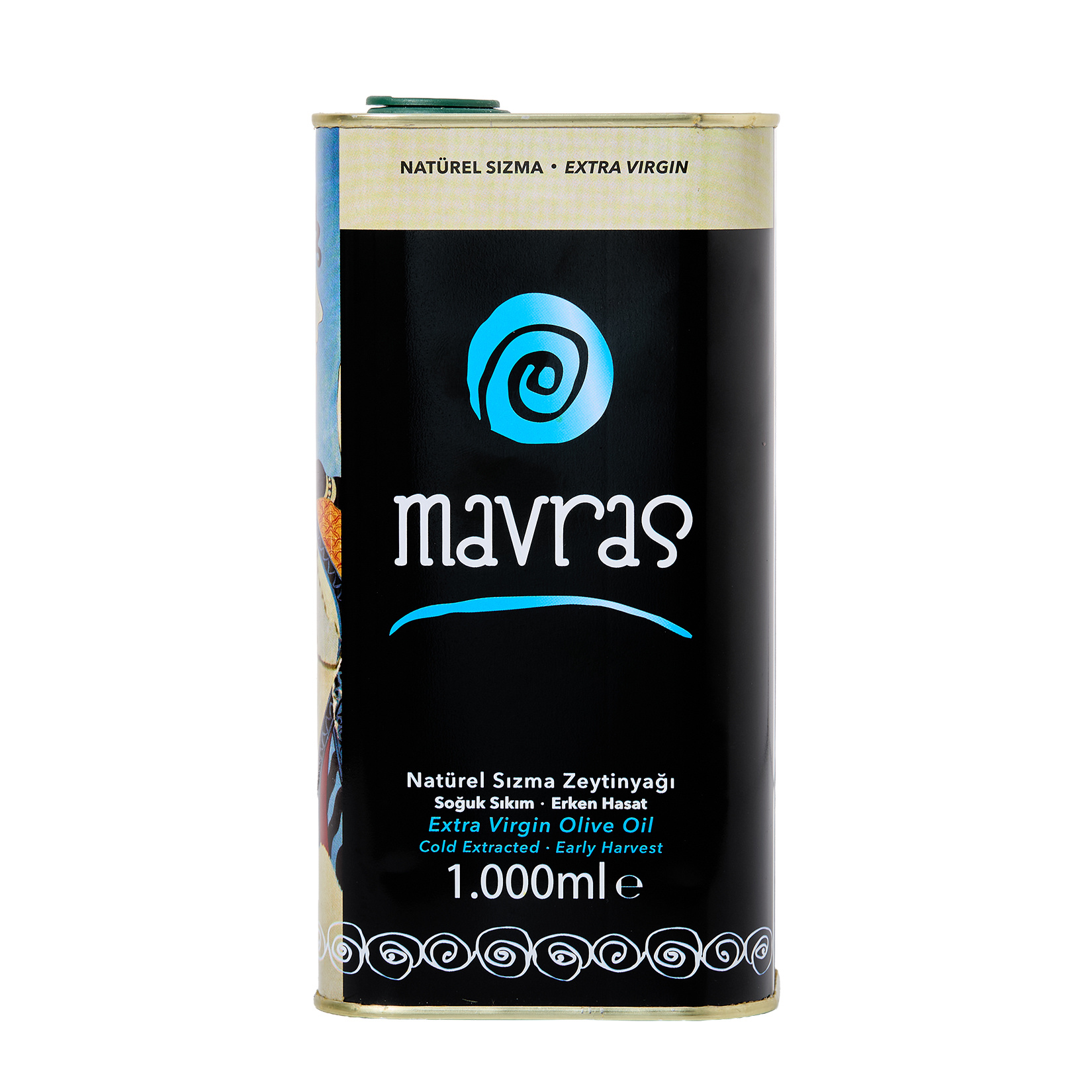 Mavras Erken Hasat Soğuk Sıkım Natüral Sızma Zeytinyağı 1 L