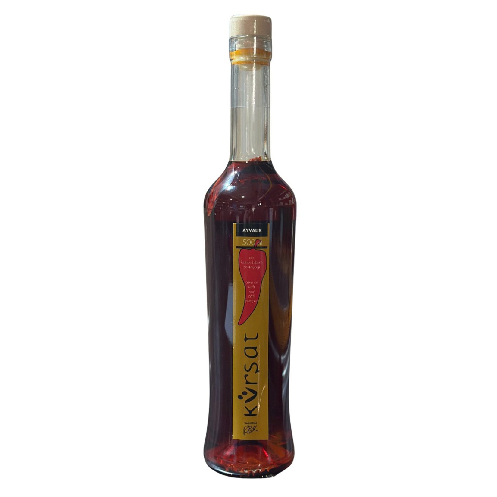 Kürşat Acı Kırmızı Biberli Zeytinyağı 500 Ml