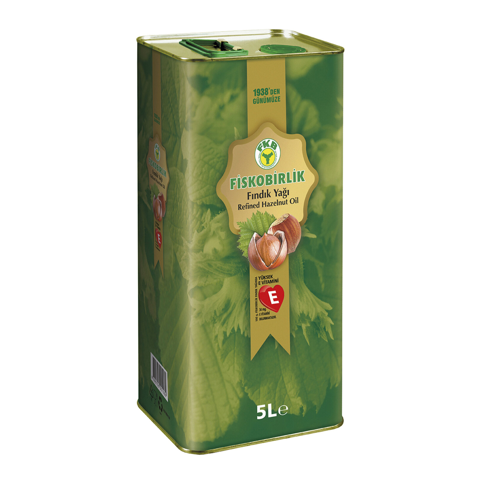 Fiskobirlik Fındık Yağı 5 L
