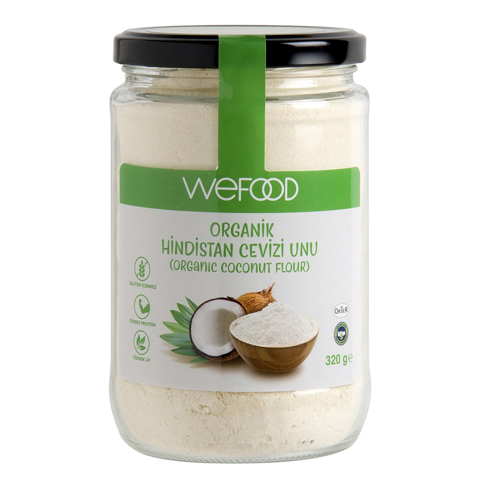 Wefood Organik Hindistan Cevizi Unu 320 G