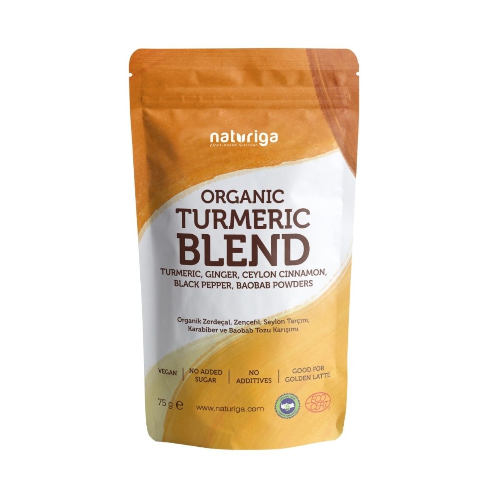 Naturiga Organik Zerdeçal Karışımı 75 G