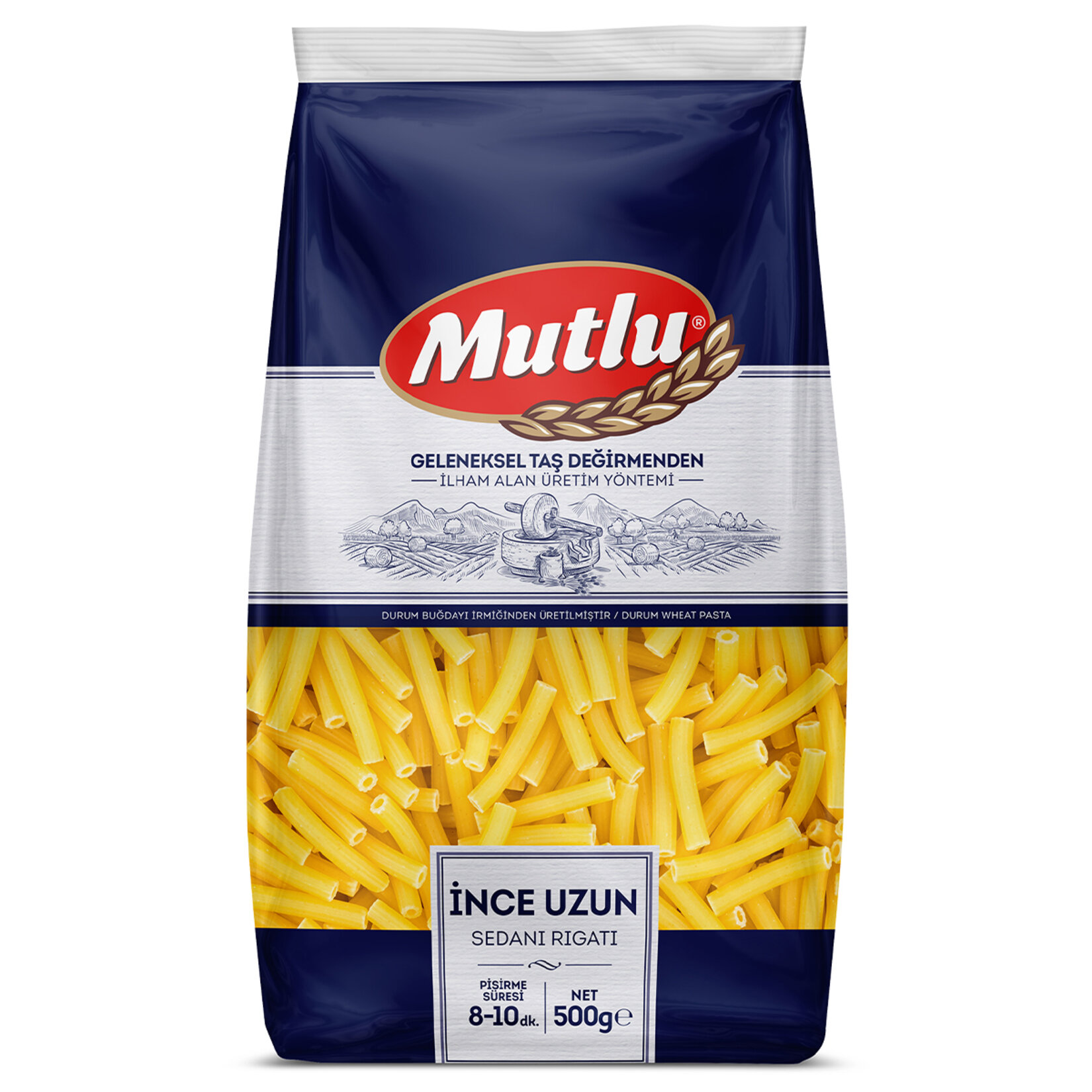 Mutlu İnce Uzun Makarna 500 G