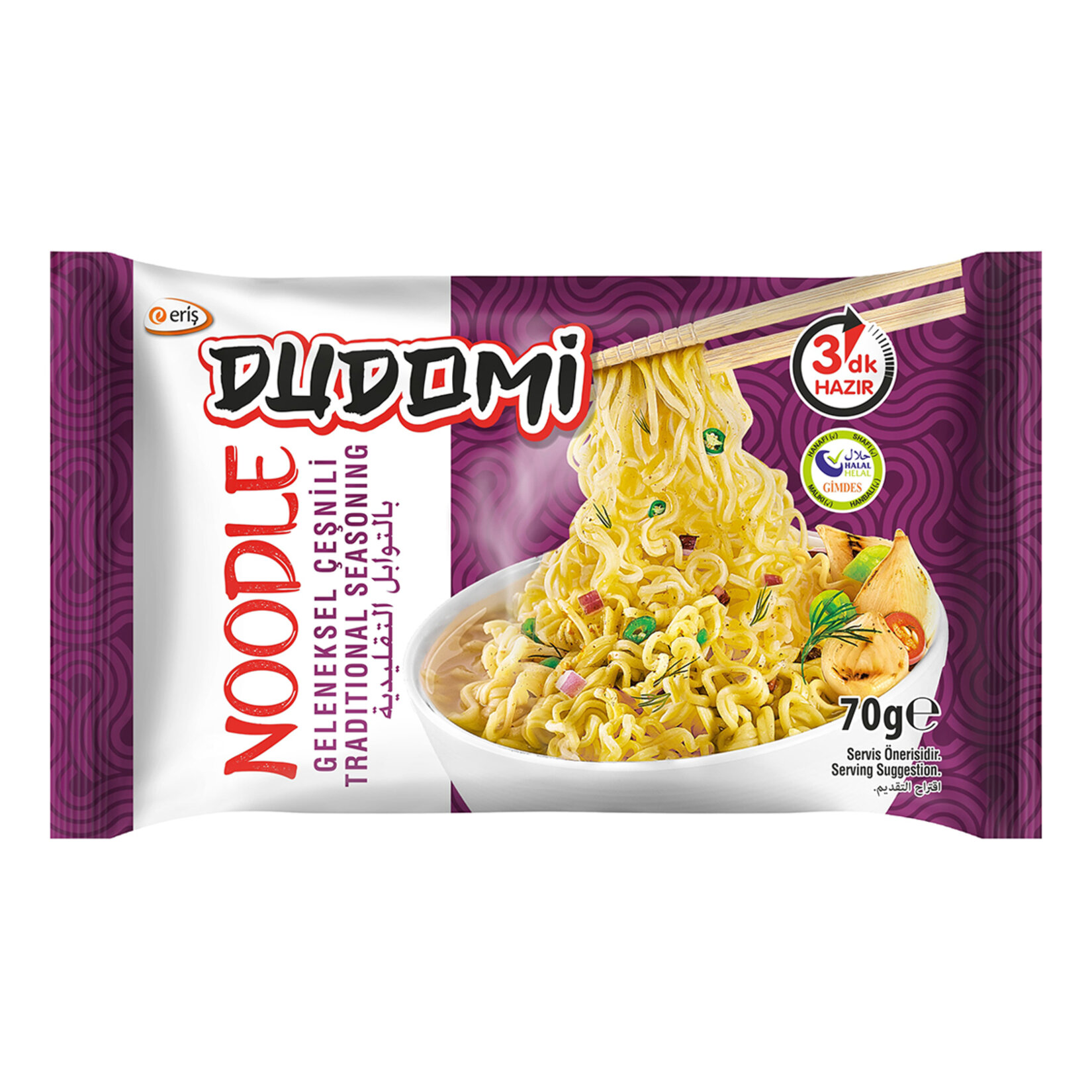 Dudomi Geleneksel Noodle 70G  Poşet