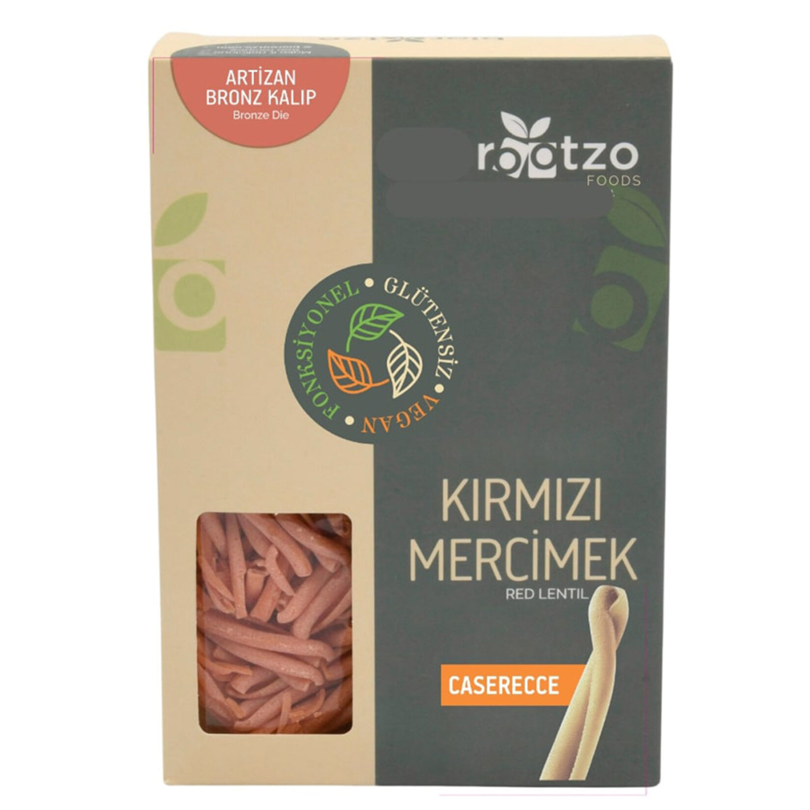 Biorootzo Kırmızı Mercimek Caserecce 200 G