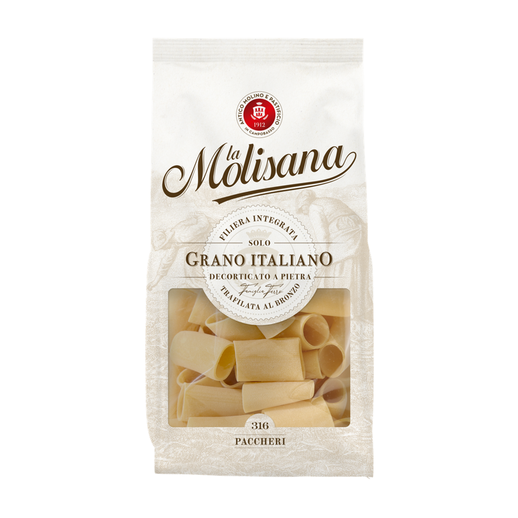 La Molisana Paccheri N316 Sade Kısa Makarna 500 G