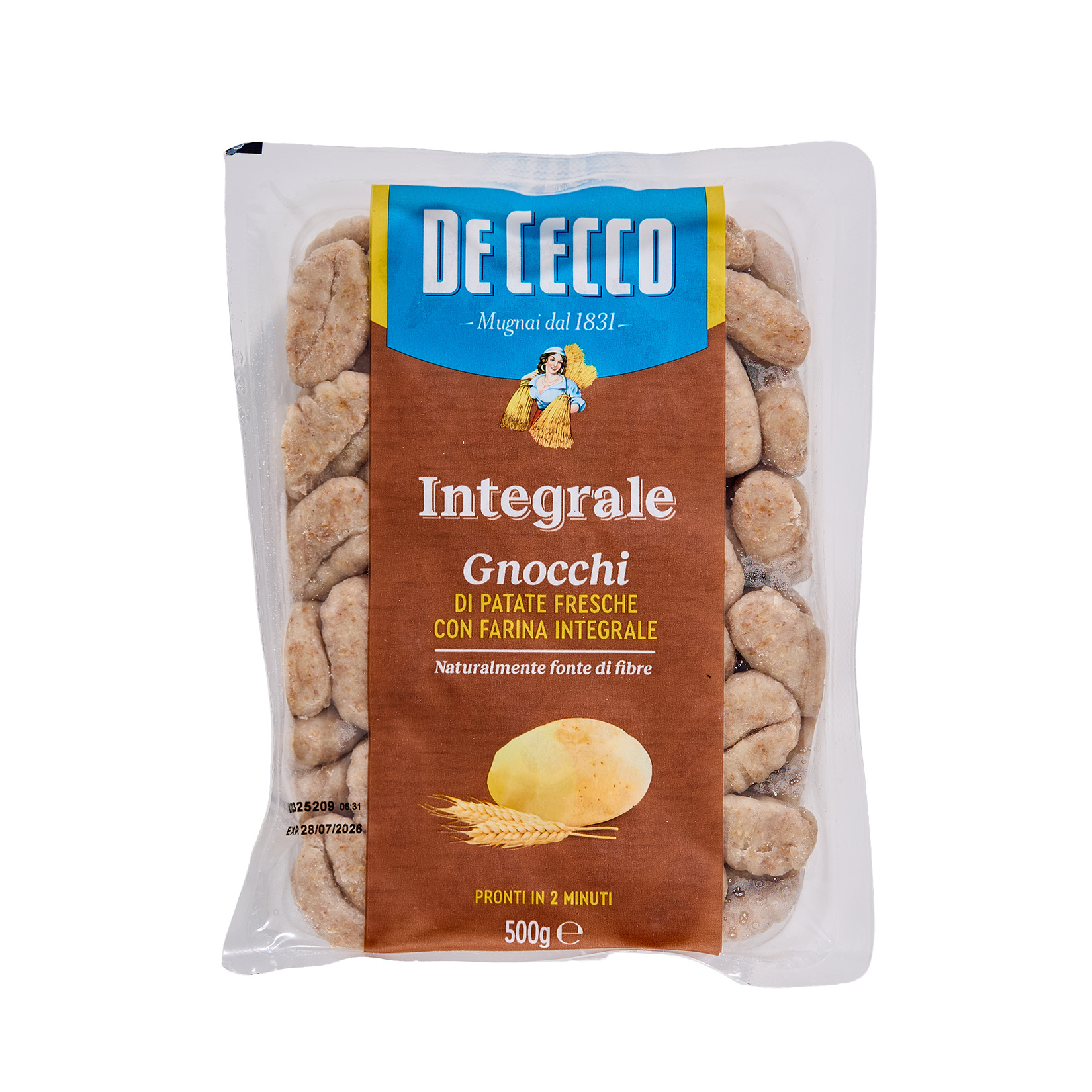 De Cecco Tam Buğday Unlu Patatesli Gnocchi Makarna 500 G