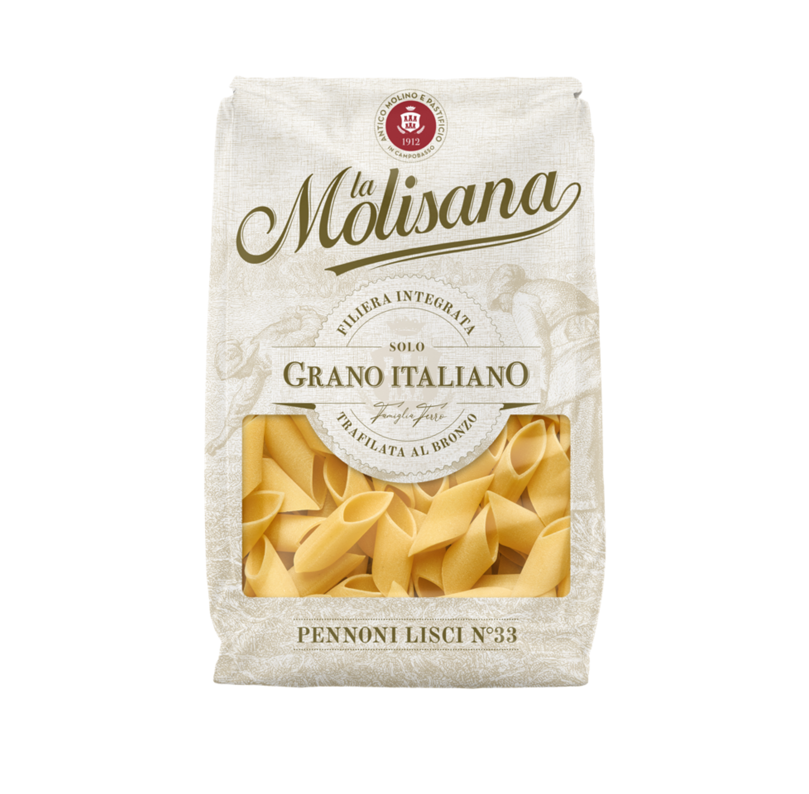 La Molisana Pennoni Lisci N33 Kısa Makarna 500 G