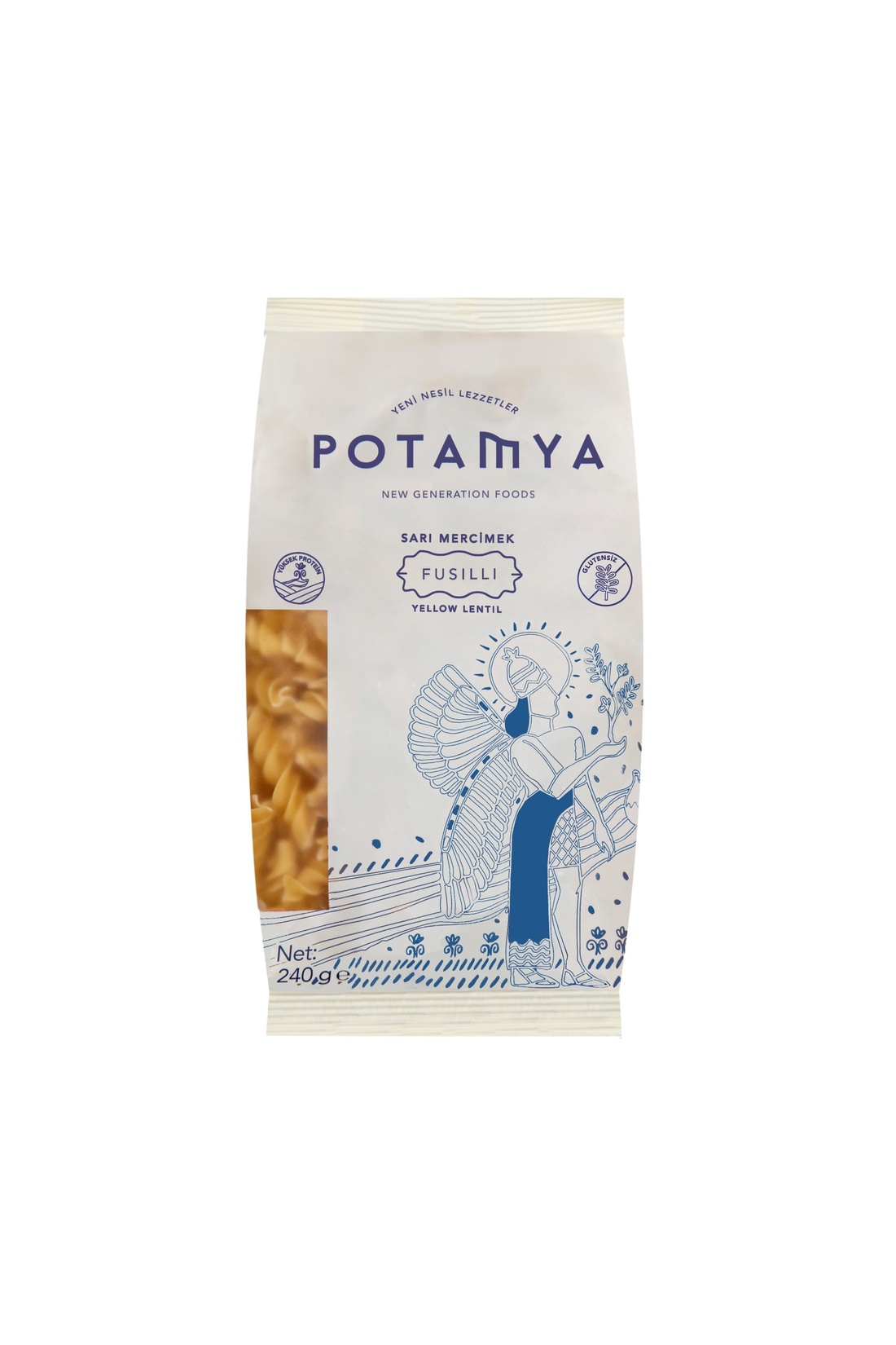 Potamya Sarı Mercimek Fusilli 240 g