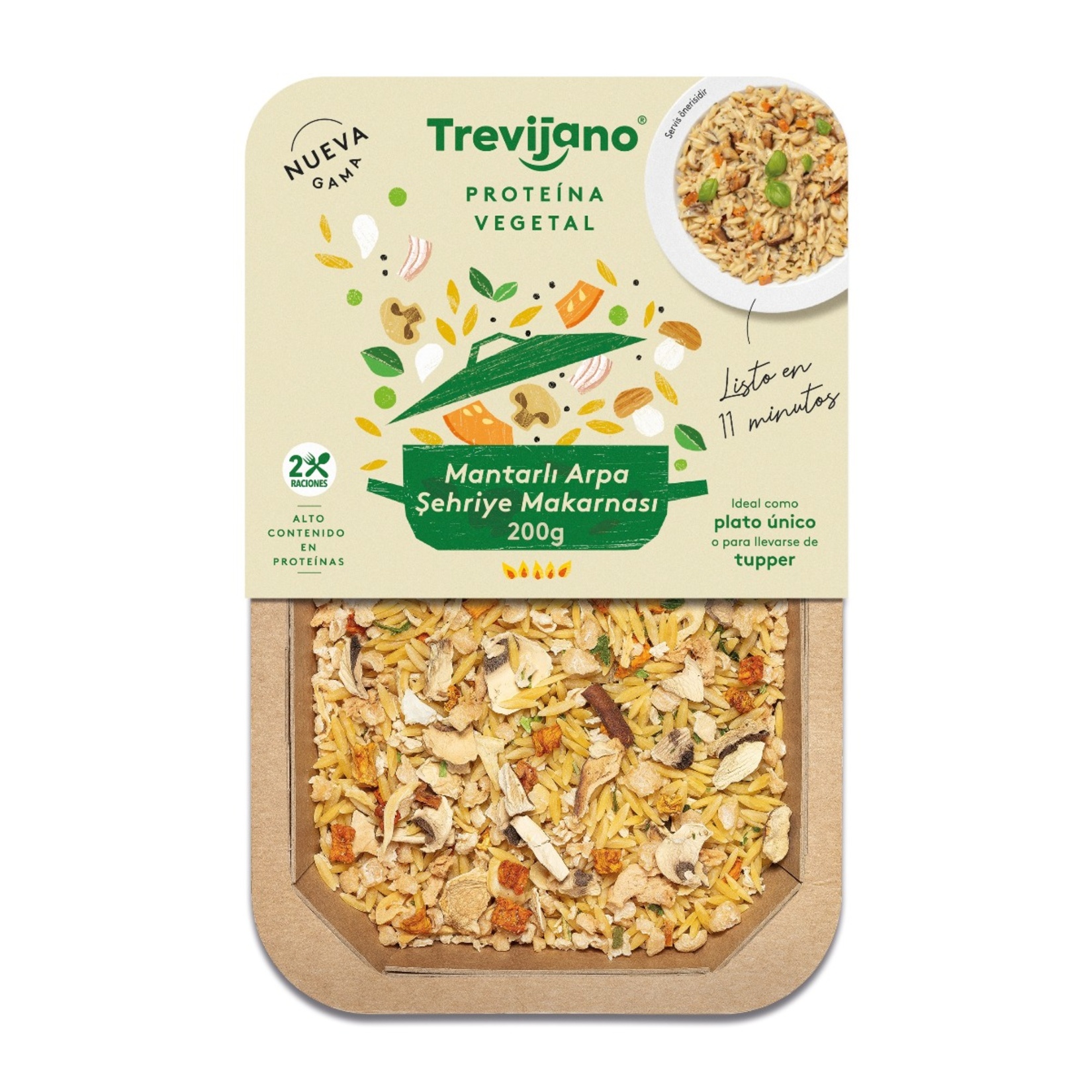 Trevijano Pasta With Mushrooms 200 G
