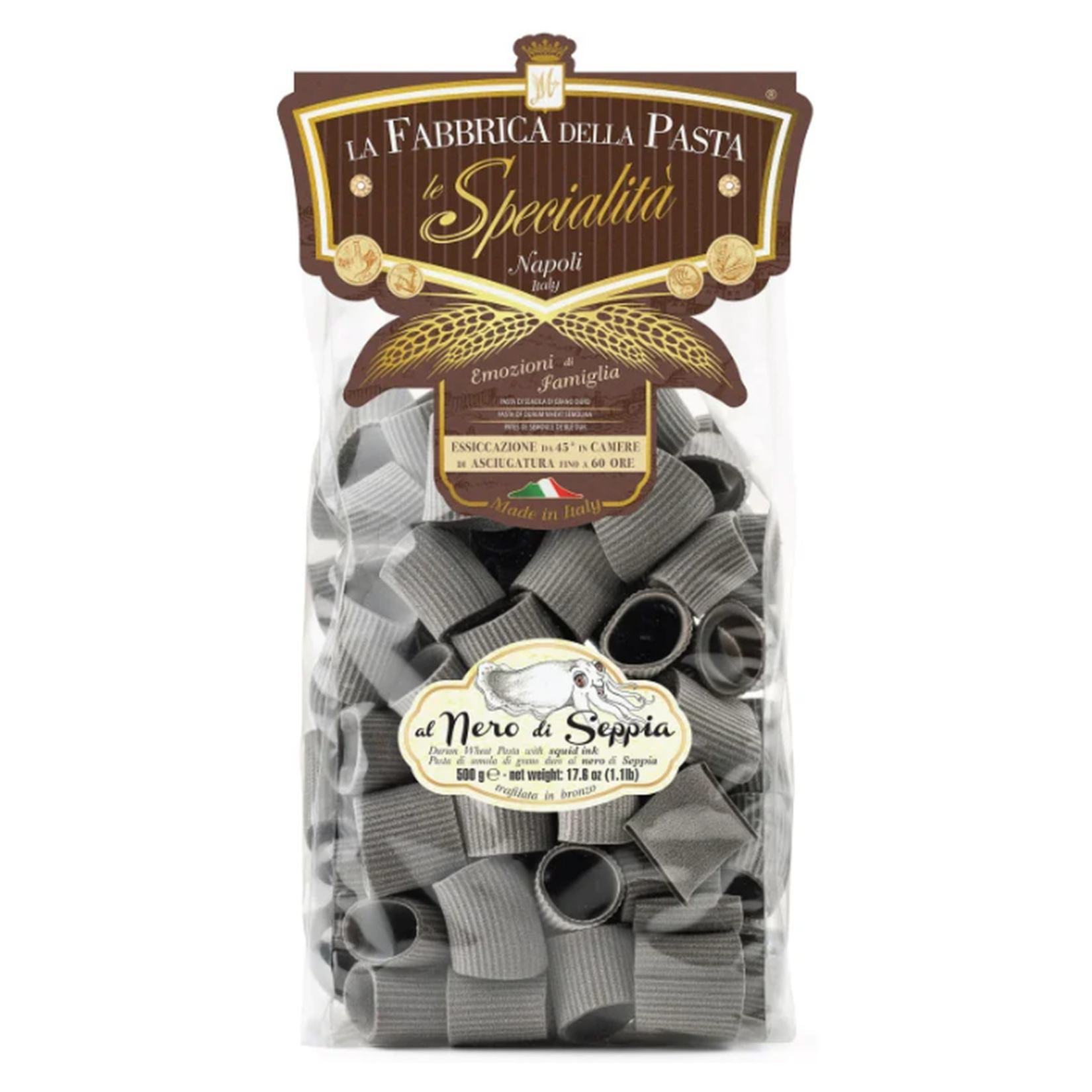 La Fabbrica Al Nero Di Çeşnili Yüzük Makarna 500 G