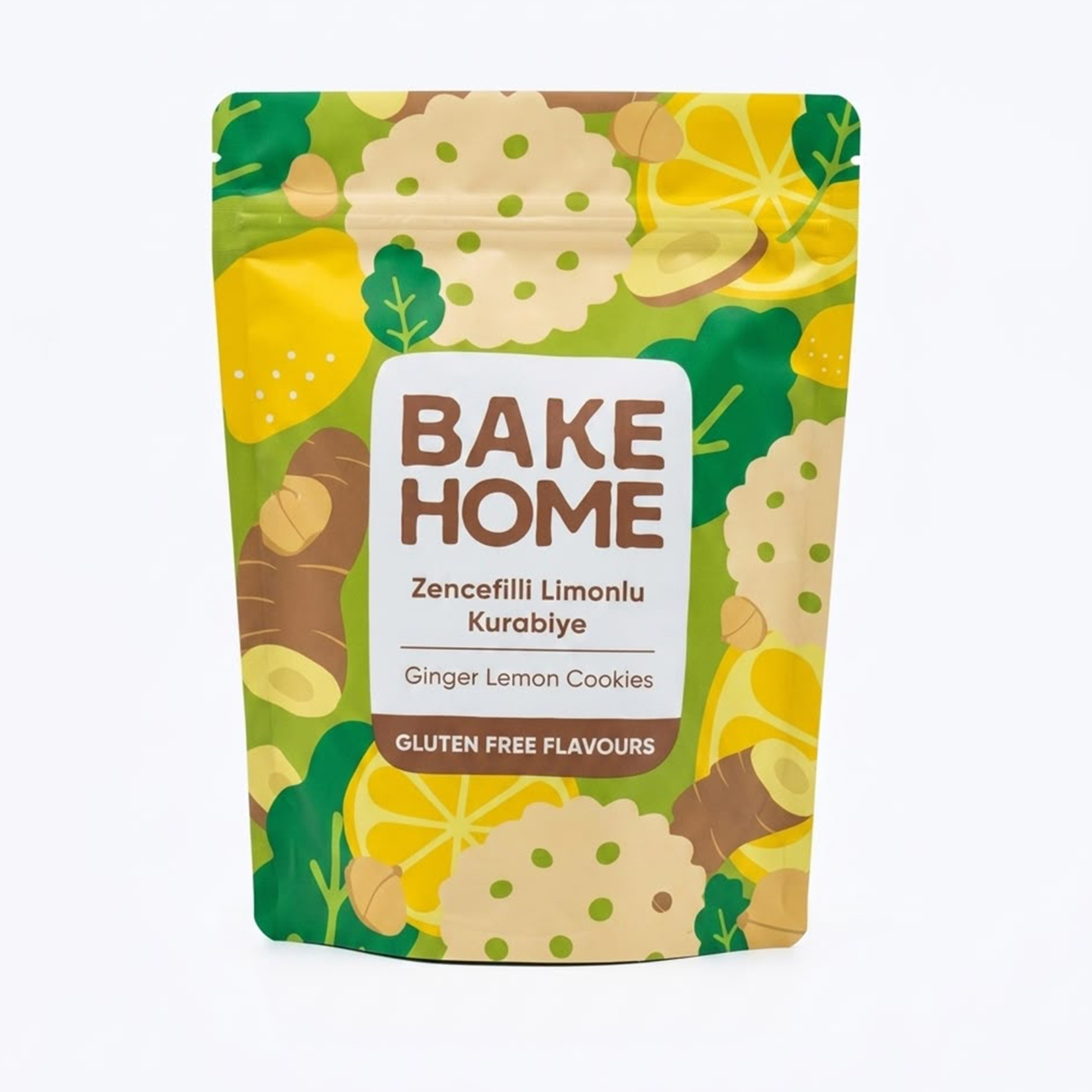 Bake Home Glutensiz Zencefilli Limonlu Kurabiye 120 G.