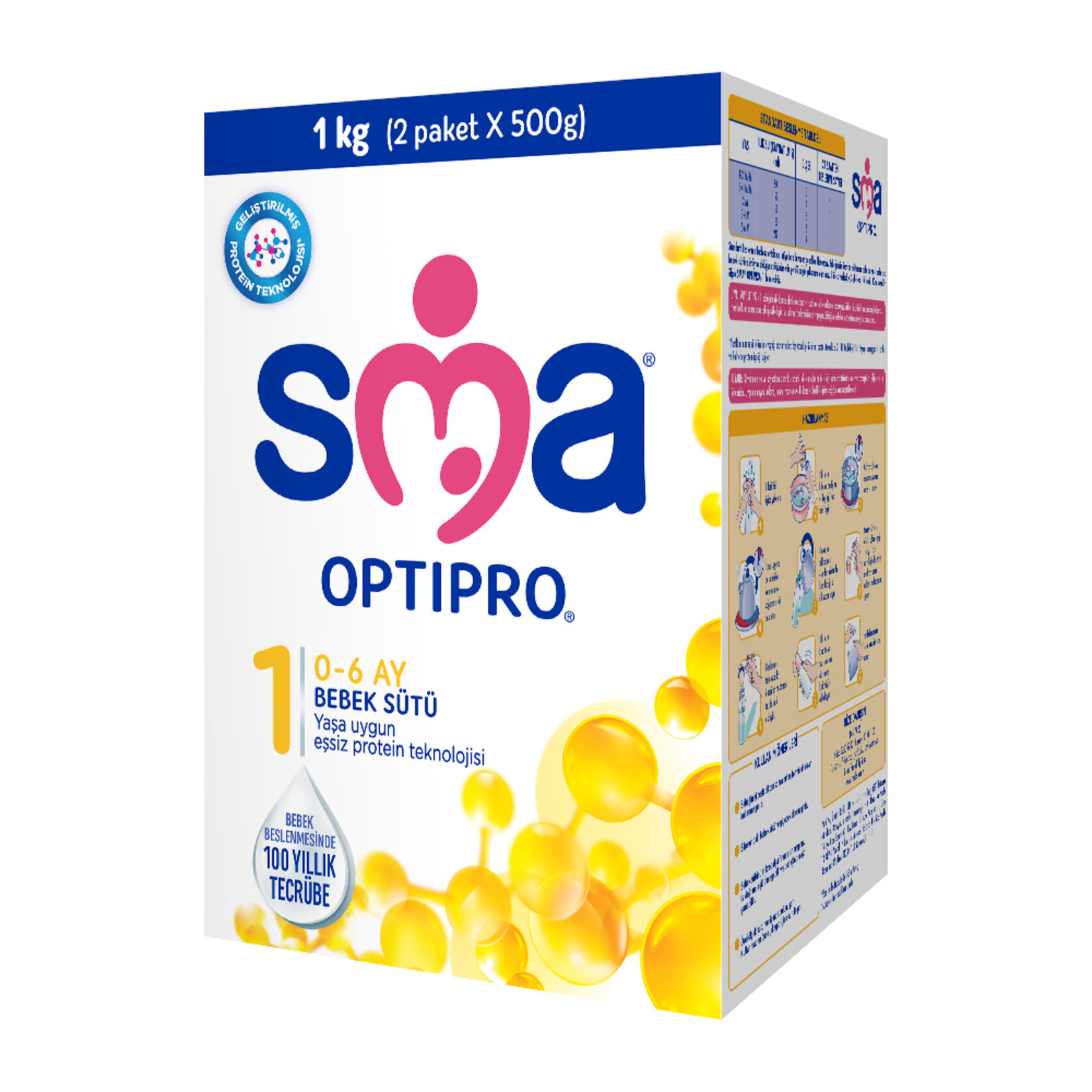 SMA® OPTIPRO® 1 0-6 Ay Bebek Sütü 1 Kg