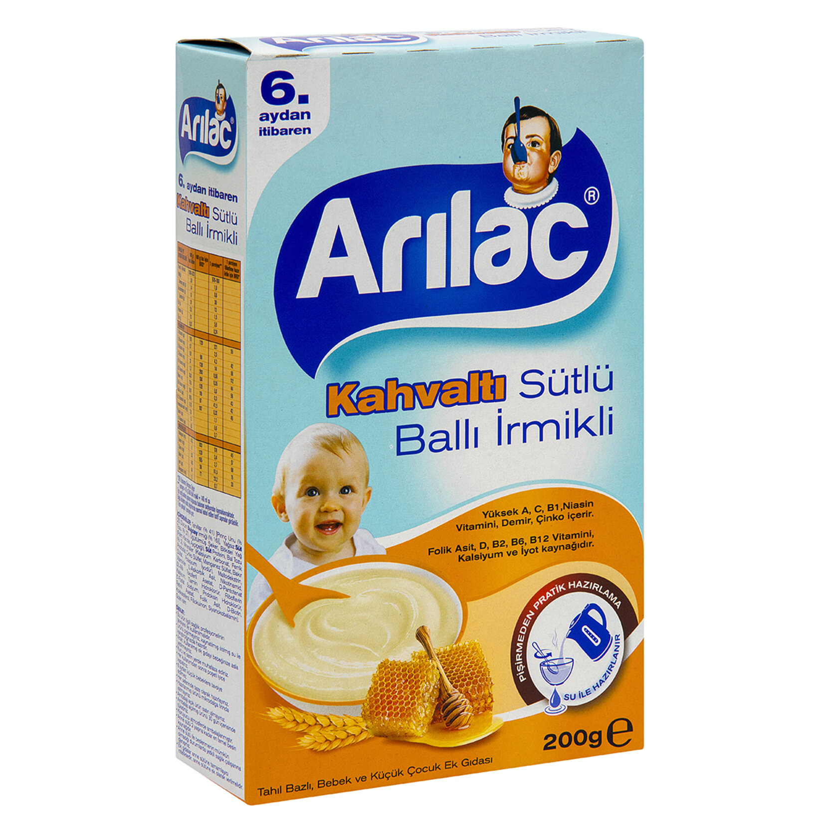 Arılac Ballı İrmikli Kaşık Maması 200 G