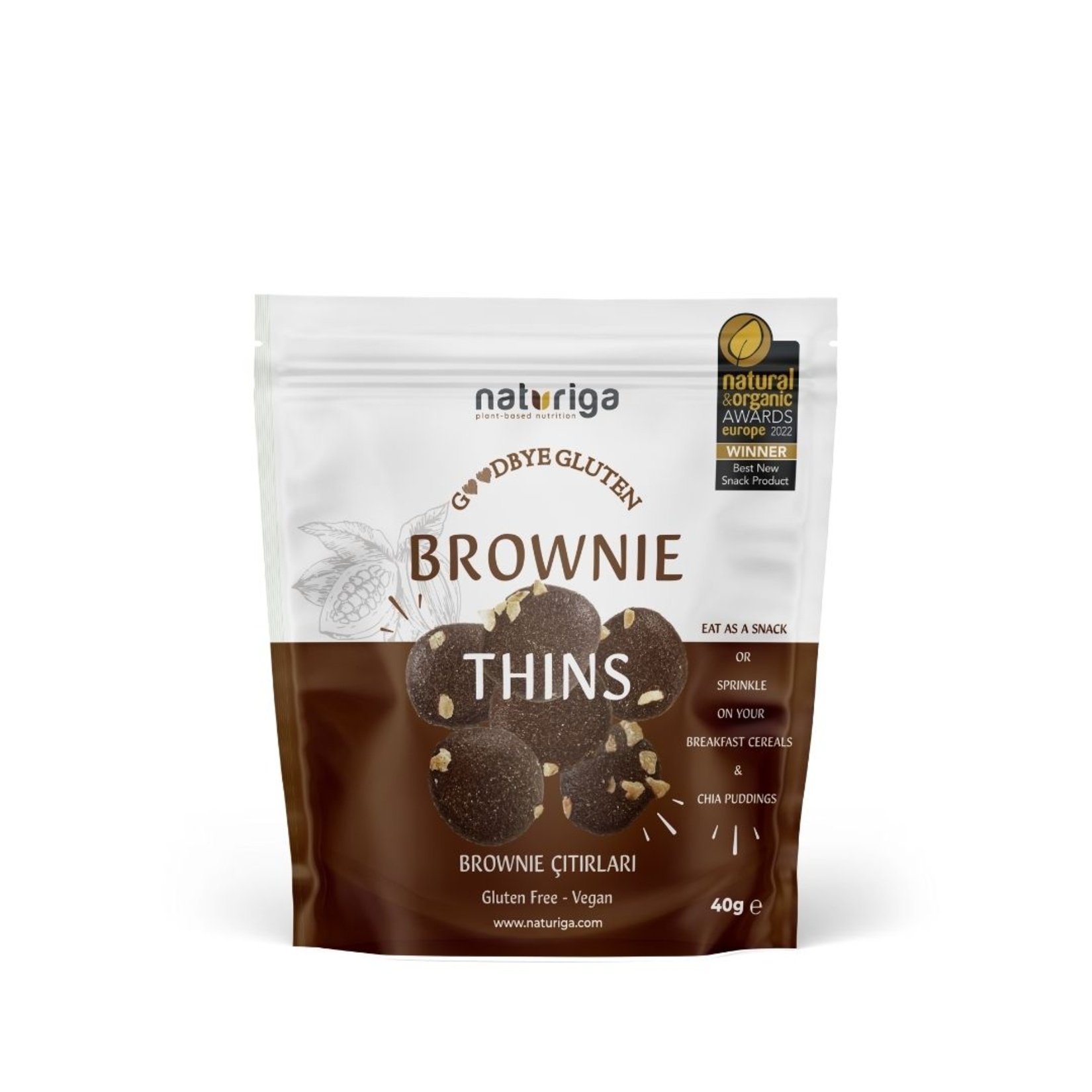 Naturiga Brownie Çıtırları 40 g