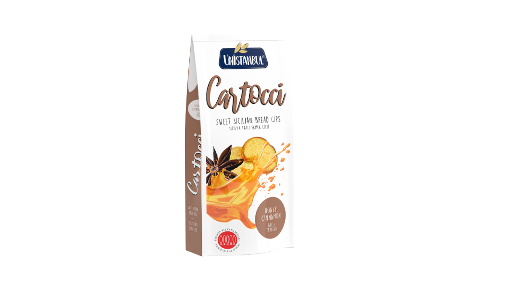 Unİstanbul Cartocci Ballı Tarçınlı Ekmek Cipsi 110 G