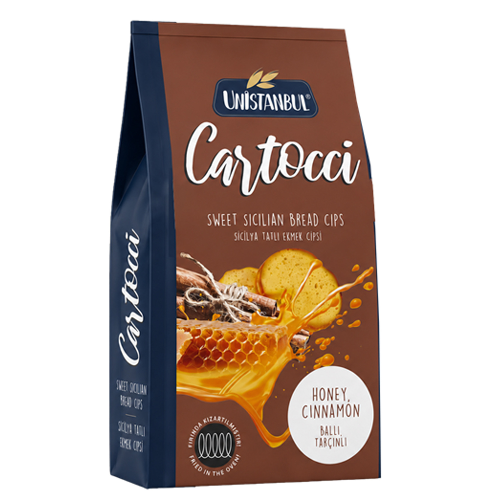 Unistanbul Cartocci Ballı Tarçınlı Ekmek Cipsi 110 G