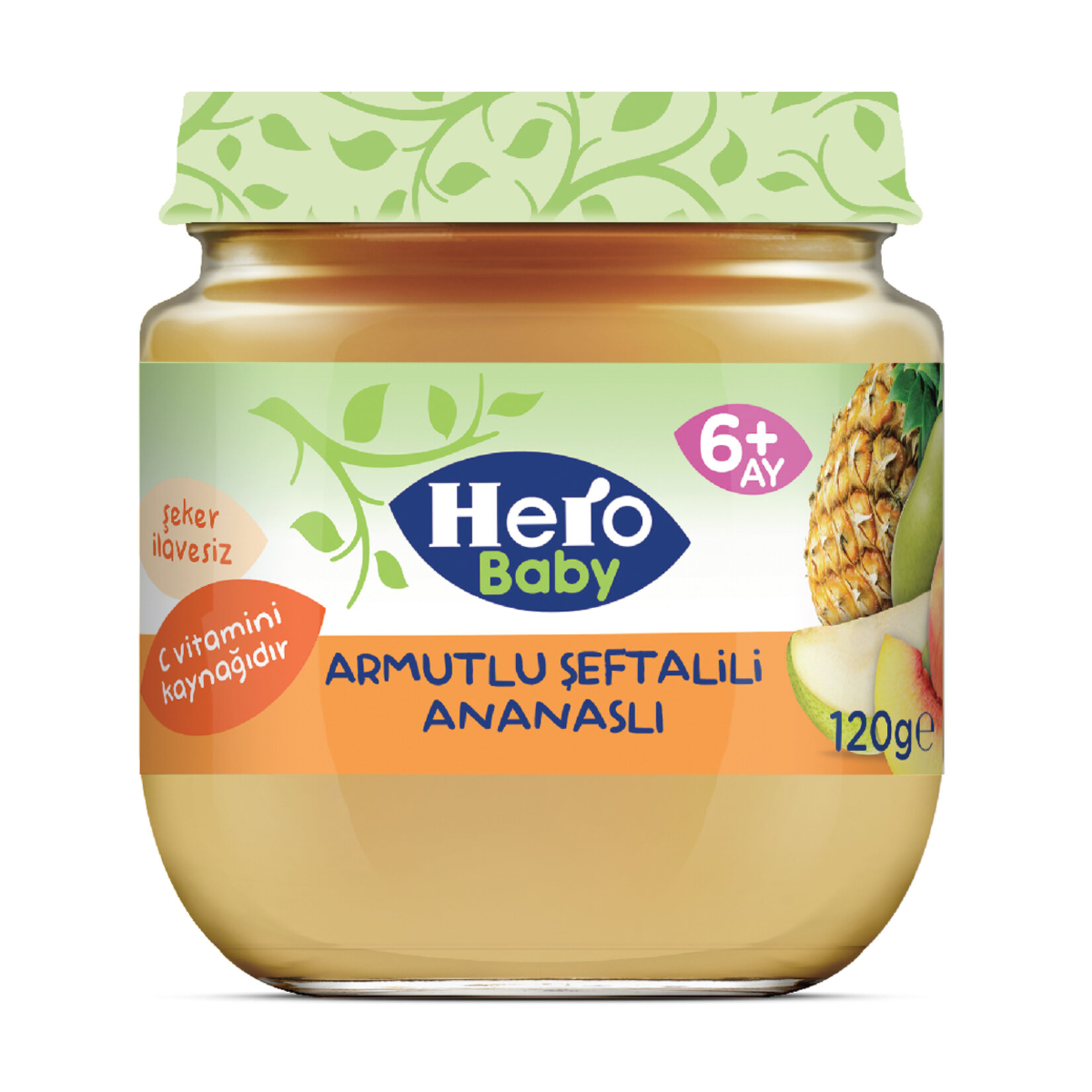 Hero Baby Armut Ananas Şeftali 120 G