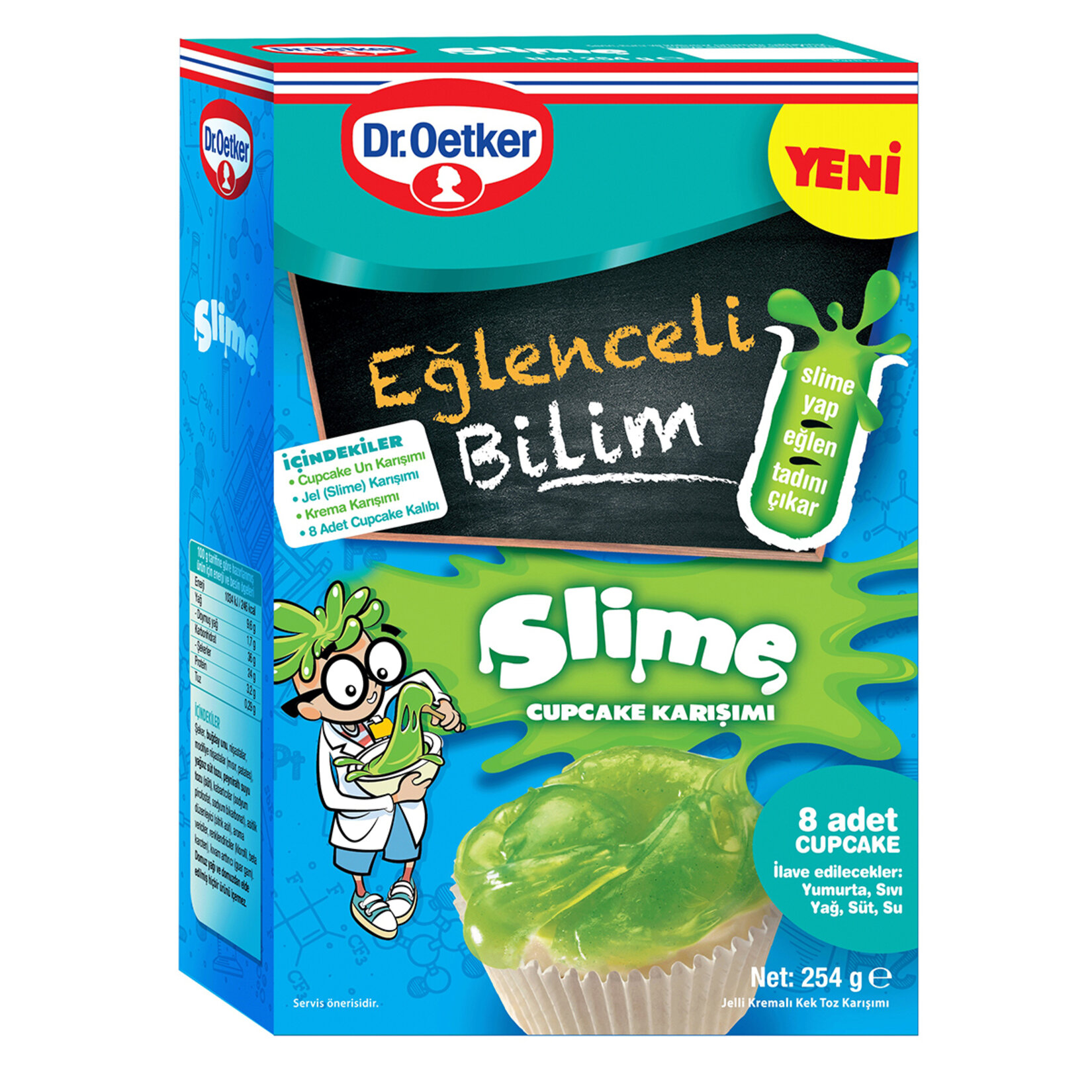 Dr.Oetker Eğlenceli Bilim Slime Cupcake 254G
