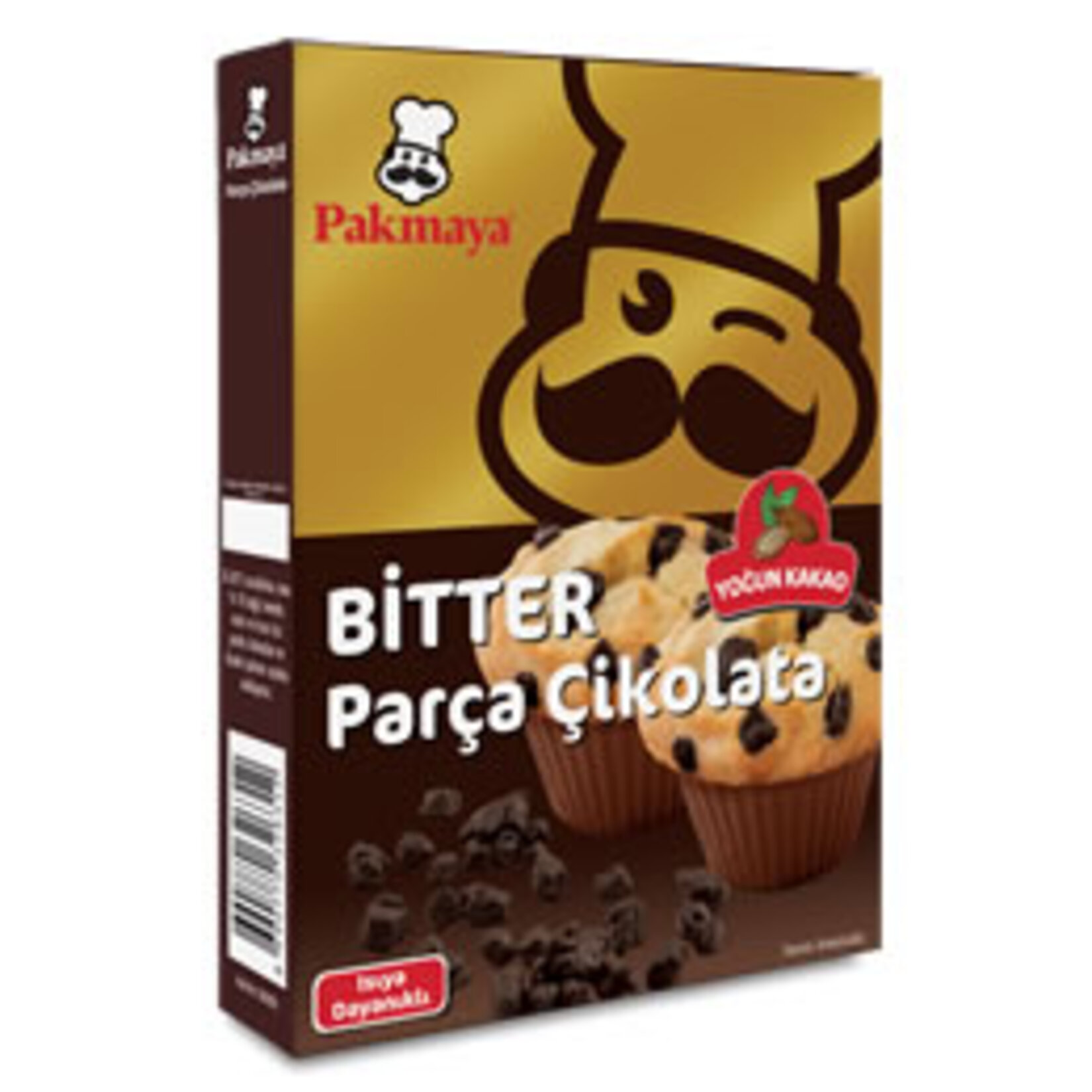 Pakmaya Bitter Parça Çikolata&nbsp; 75 G