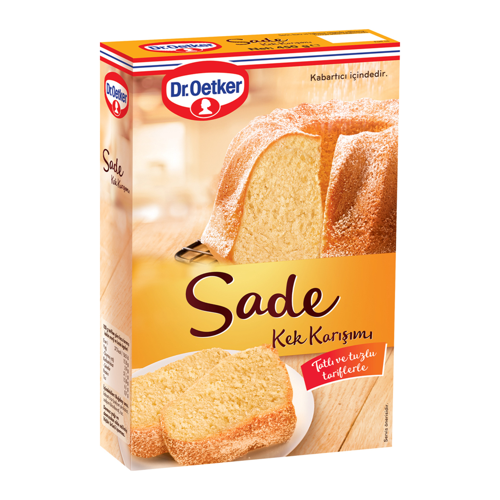Dr. Oetker Sade Kek Karışımı 450 G